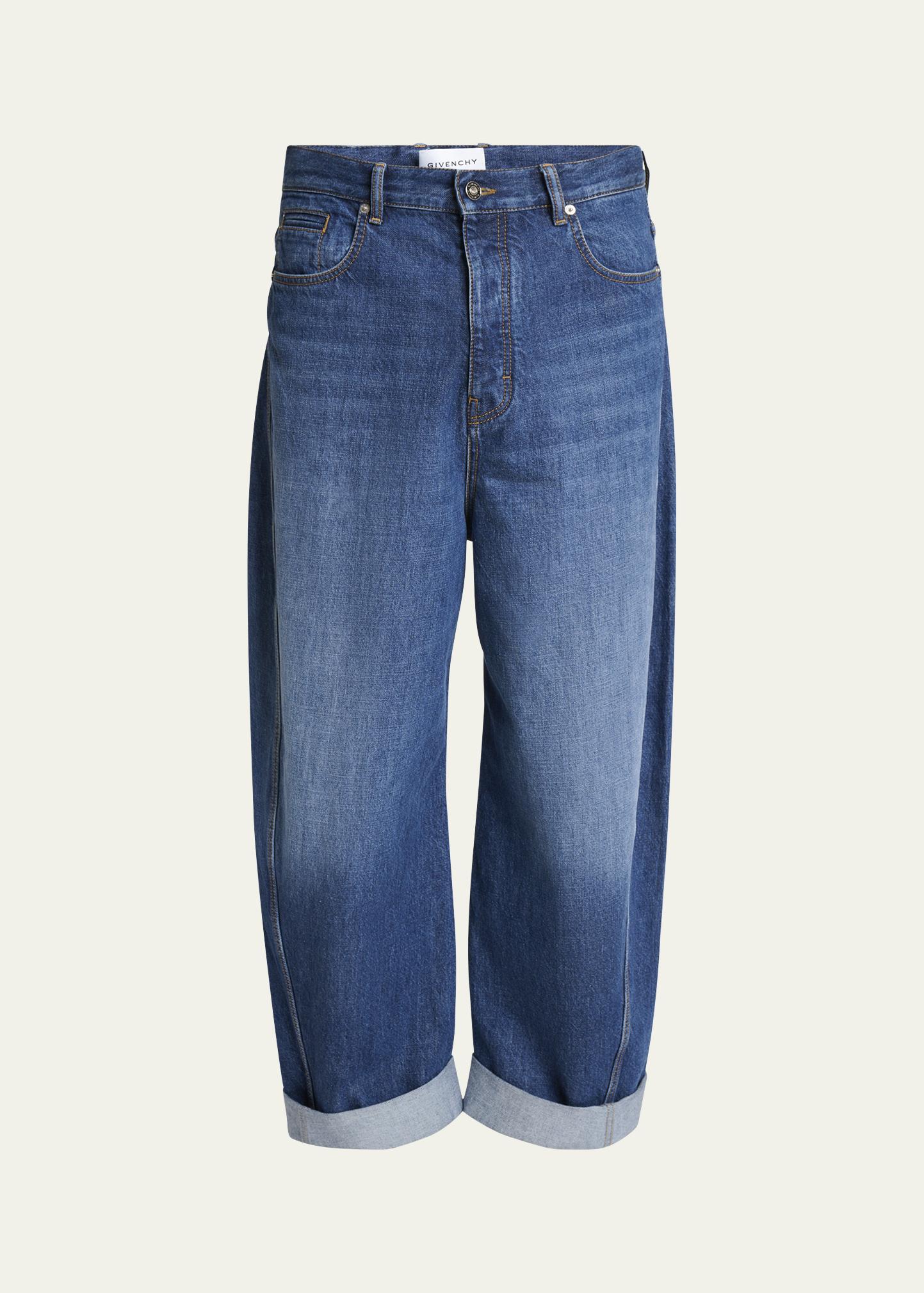 Givenchy Men's Twisted-Seam Denim Jeans - Bergdorf Goodman
