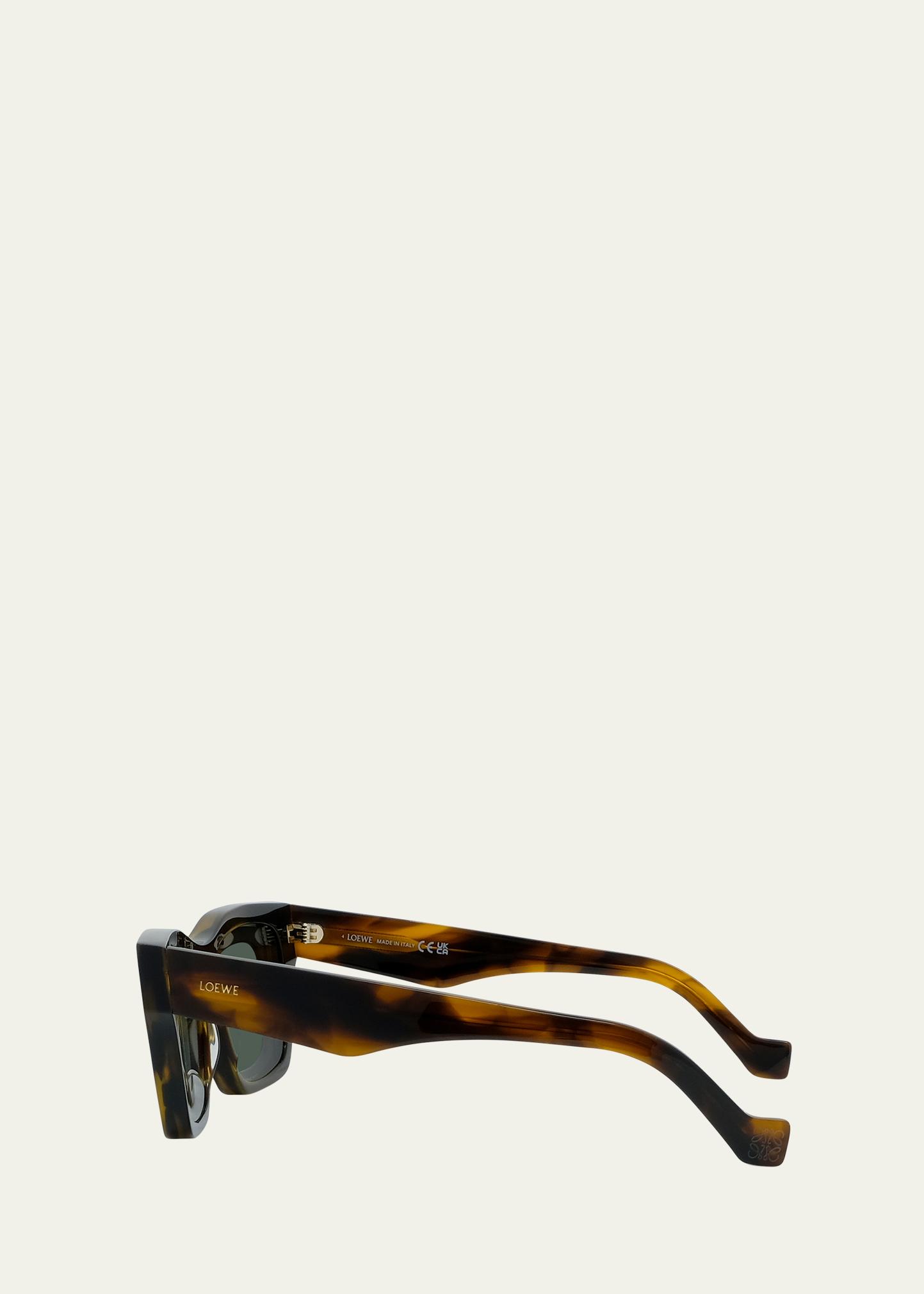 Loewe Signature Square Acetate Sunglasses - Bergdorf Goodman