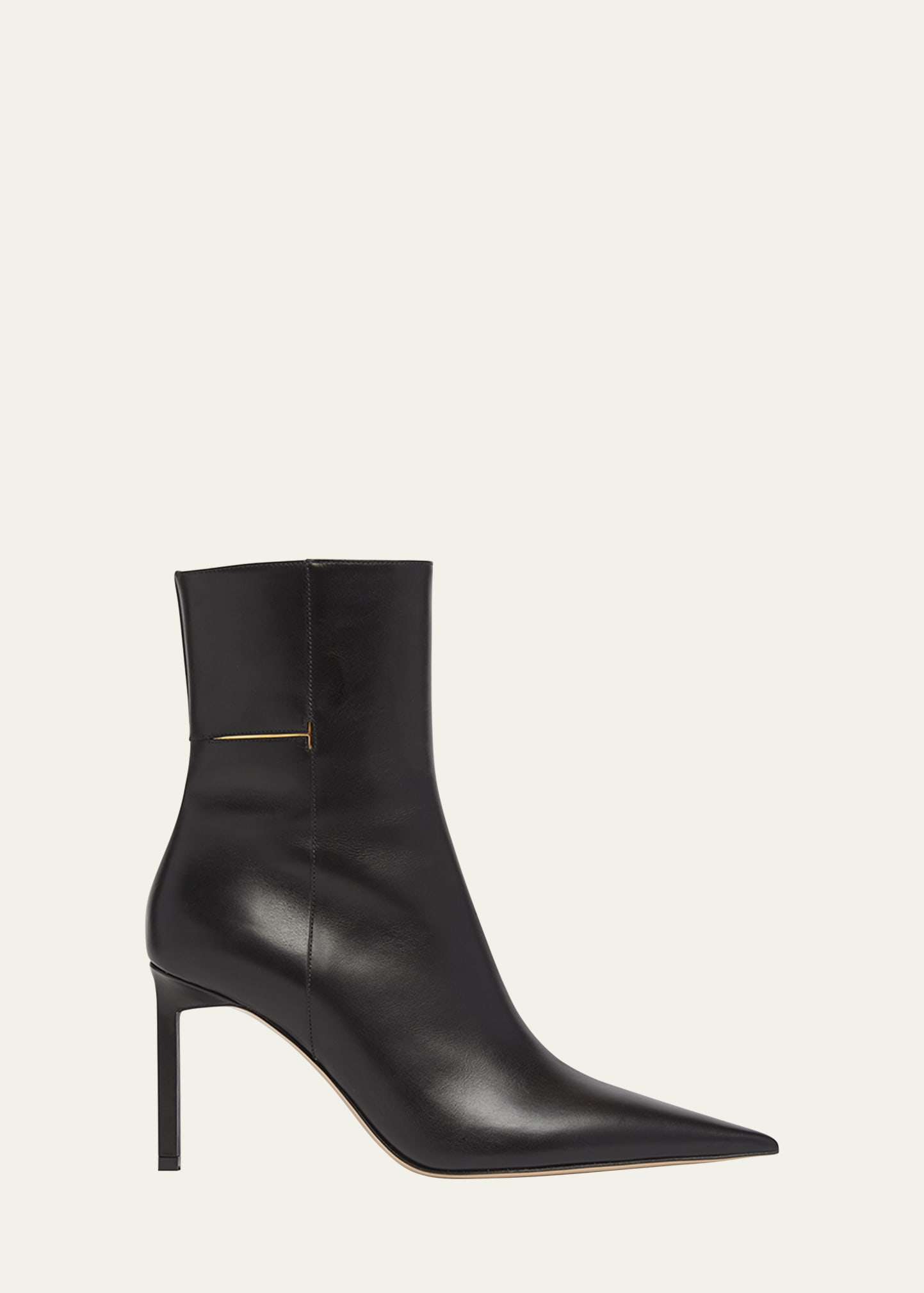 TOM FORD Julianne T Detail Soft Calf Leather Booties - Bergdorf