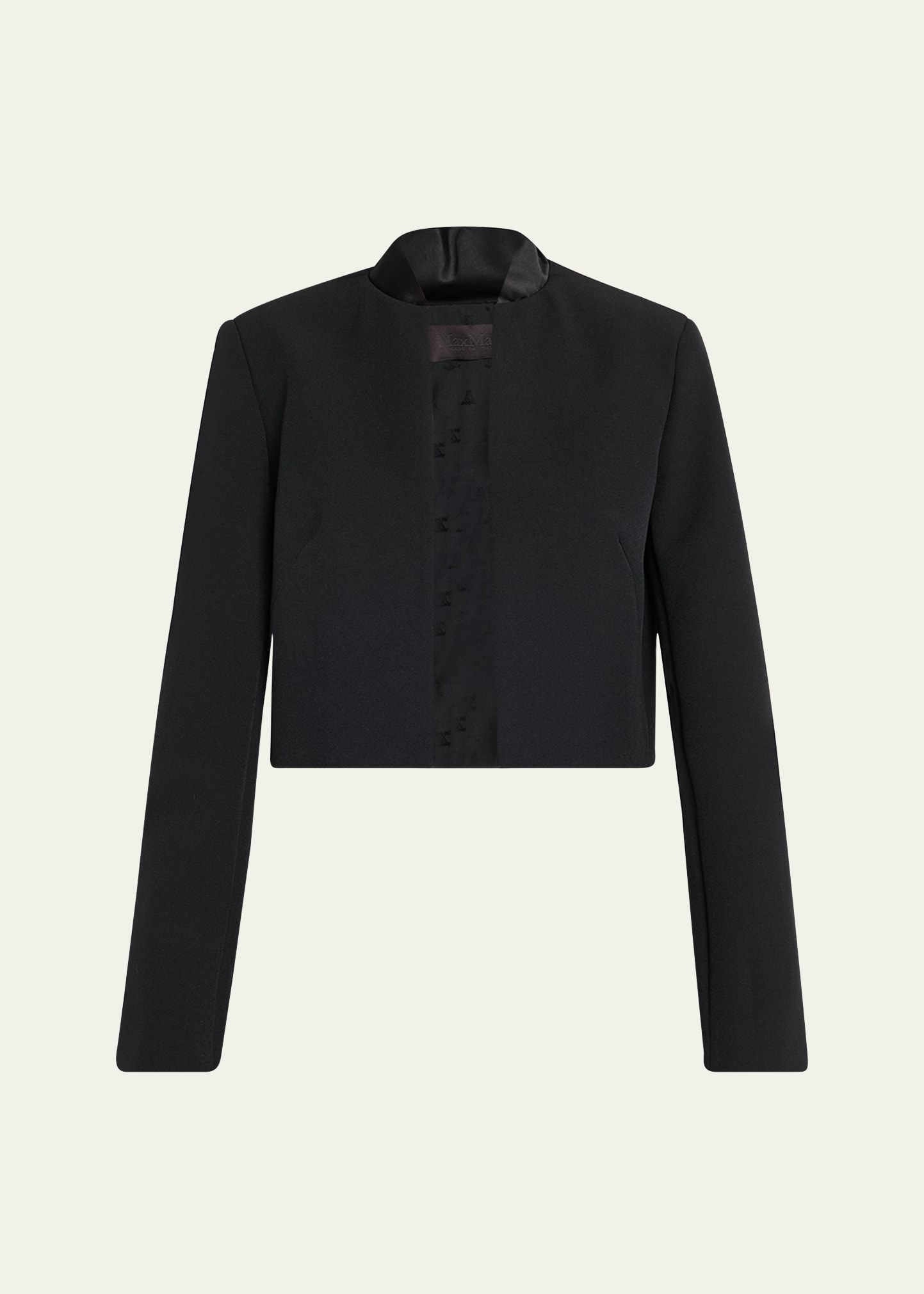 ジャケット Max Mara Tesoro Cropped Blazer Max Mara Tesoro Open Front Cropped Jacket - Bergdorf Goodman