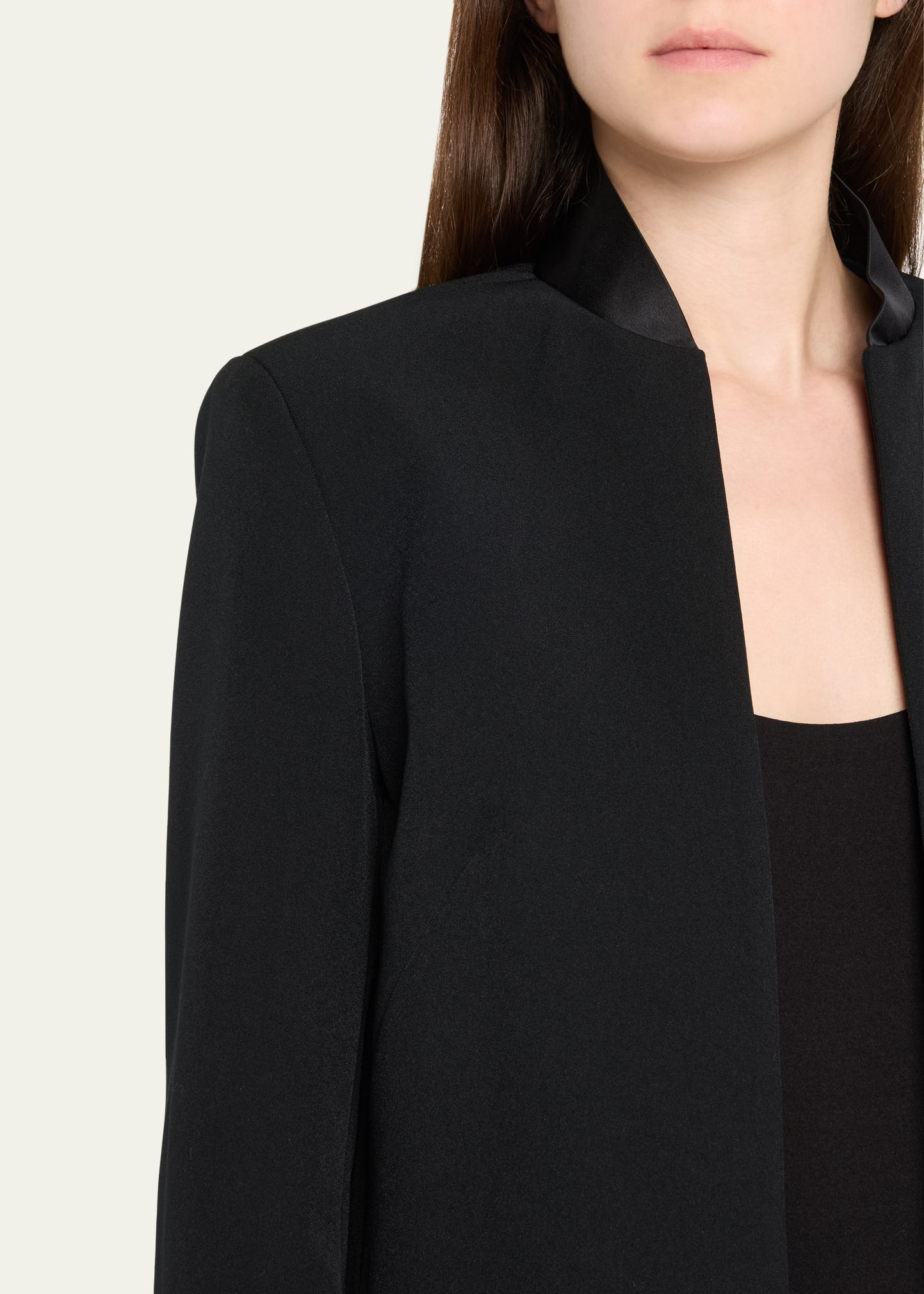ジャケット Max Mara Tesoro Cropped Blazer Max Mara Tesoro Open Front Cropped Jacket - Bergdorf Goodman