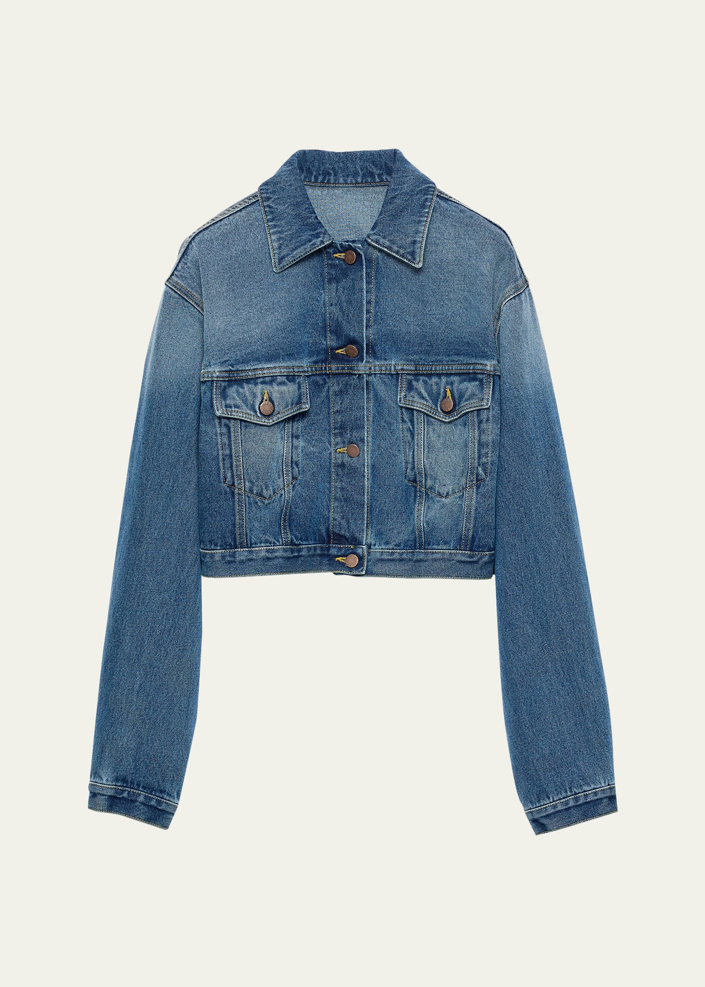 Prada Boxy Denim Blouson Jacket - Bergdorf Goodman