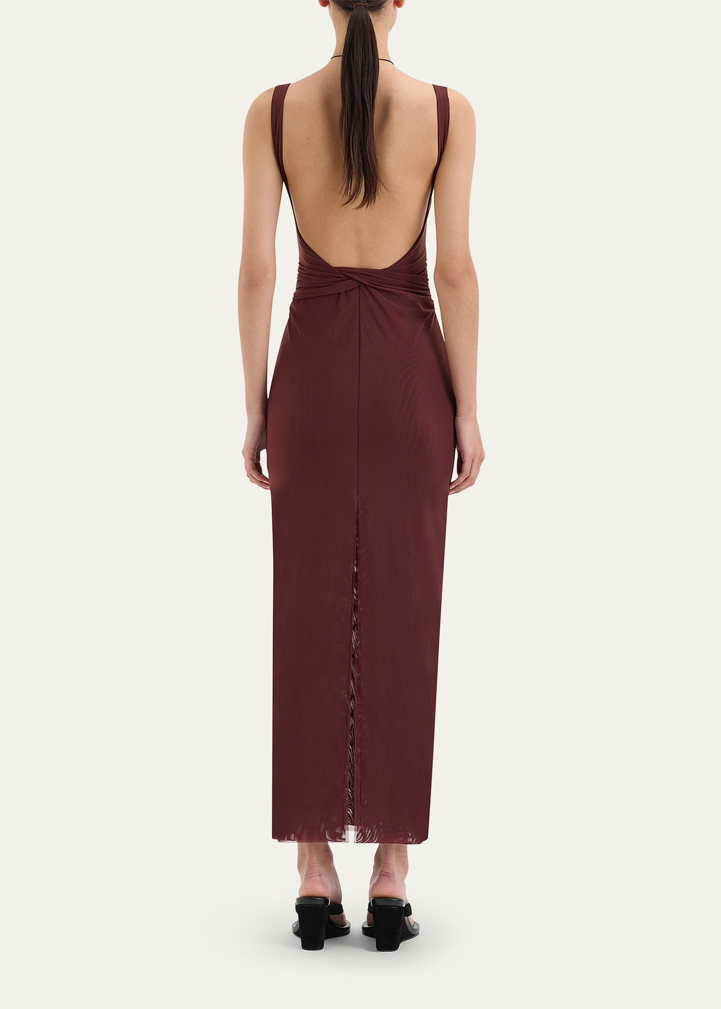 sir jacques knot midi dress SIR Jacques Twist Midi Dress