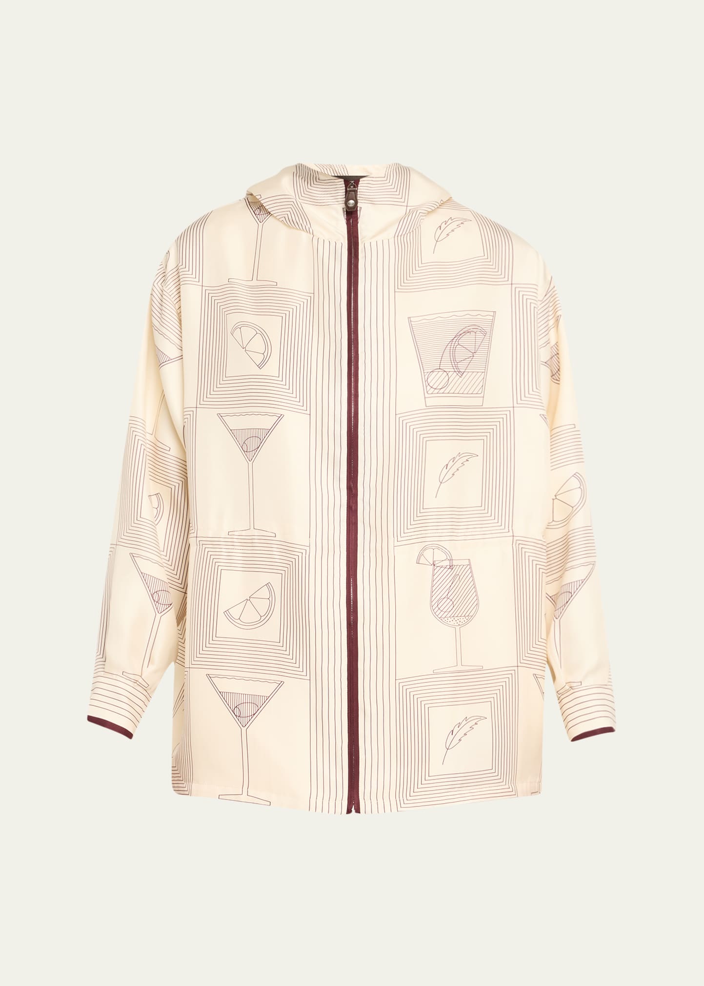 Loro Piana Rafael Aperitivo Twill Hooded Bomber Jacket - Bergdorf