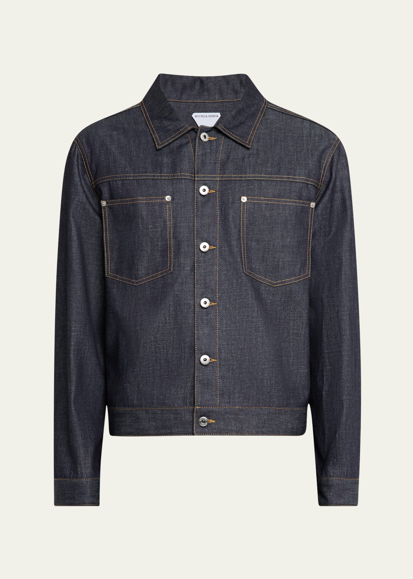 Bottega Veneta Men's Indigo Denim Jacket - Bergdorf Goodman