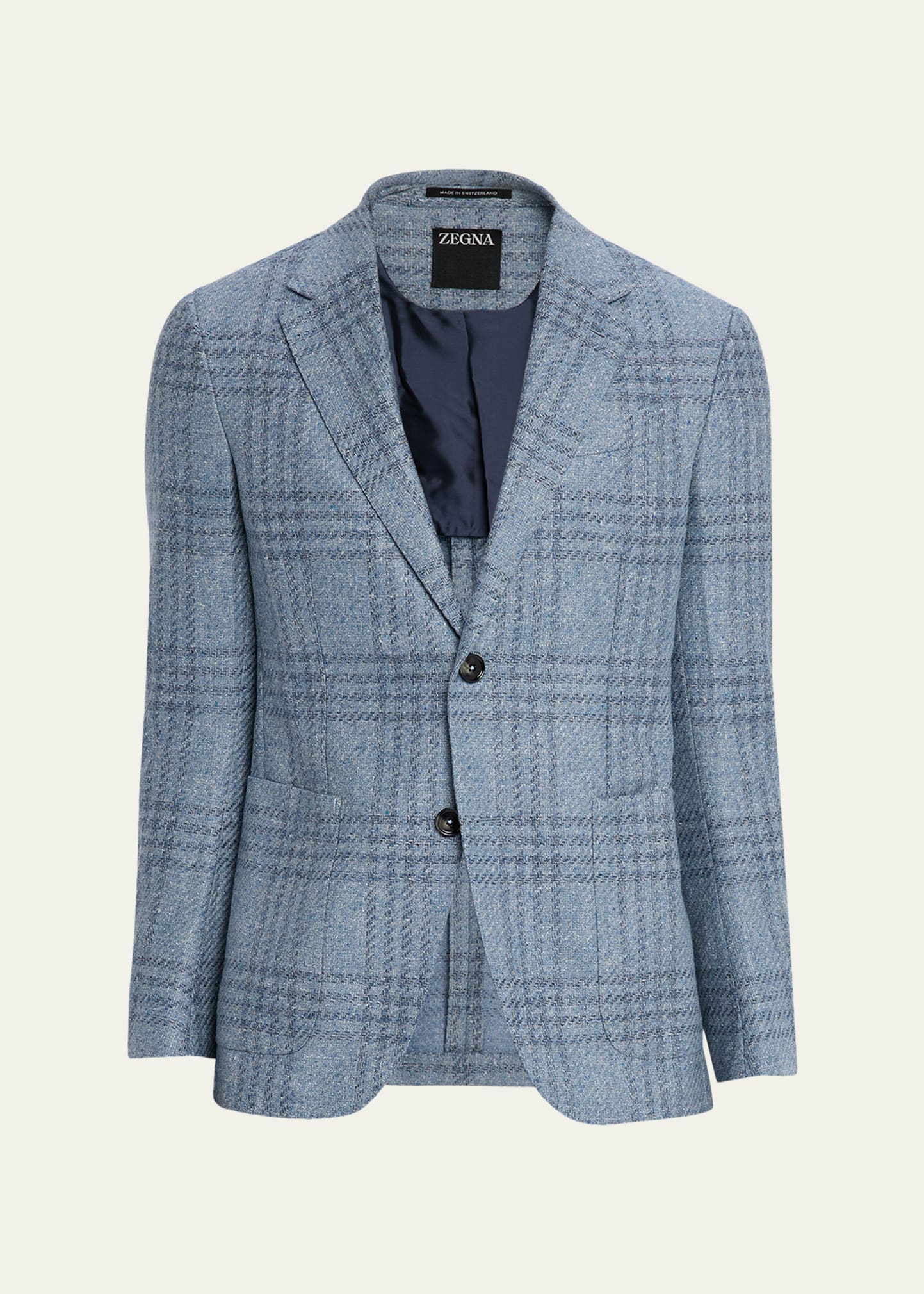 ZEGNA Men's Maxi-Plaid Woven Patch-Pocket Sport Coat - Bergdorf