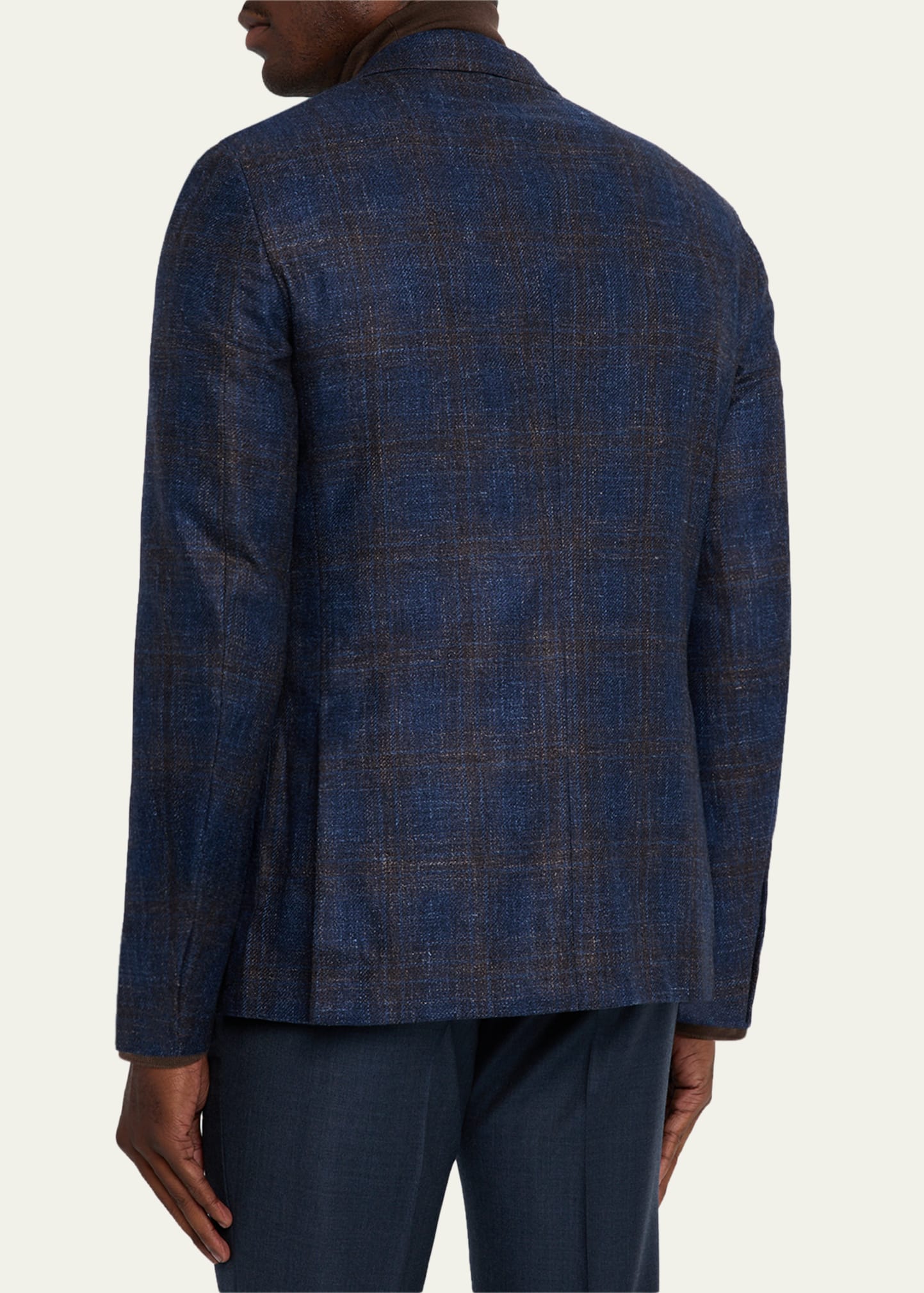ZEGNA Men's Check Woven Patch-Pocket Sport Coat - Bergdorf Goodman