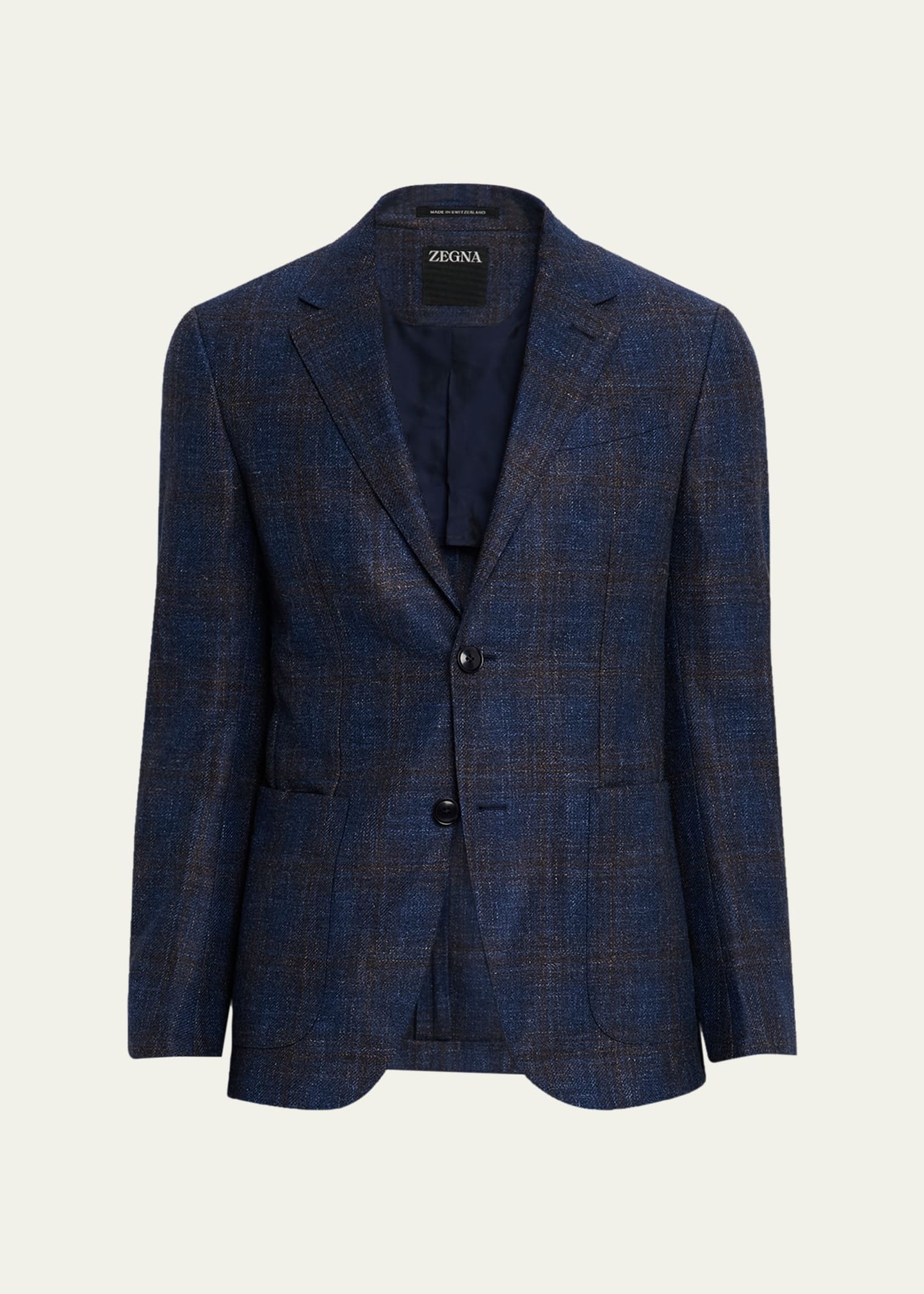 ZEGNA Men's Check Woven Patch-Pocket Sport Coat - Bergdorf Goodman