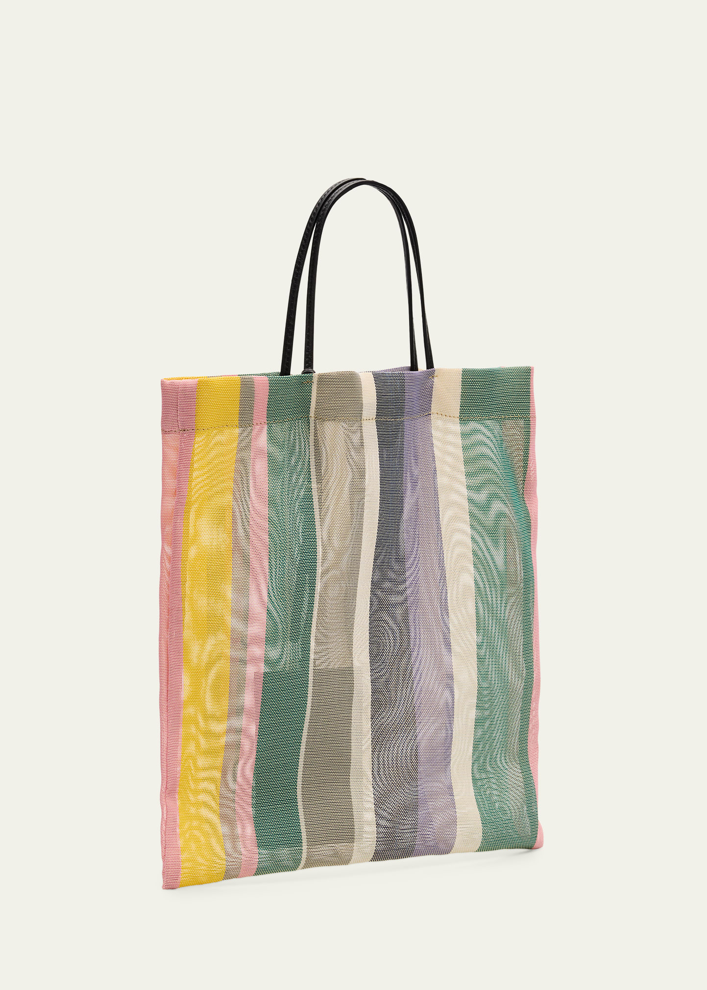 トートバッグ BARN TOTE SHOPPING BAG Barn Tote Bag Tan in Mesh – The Row