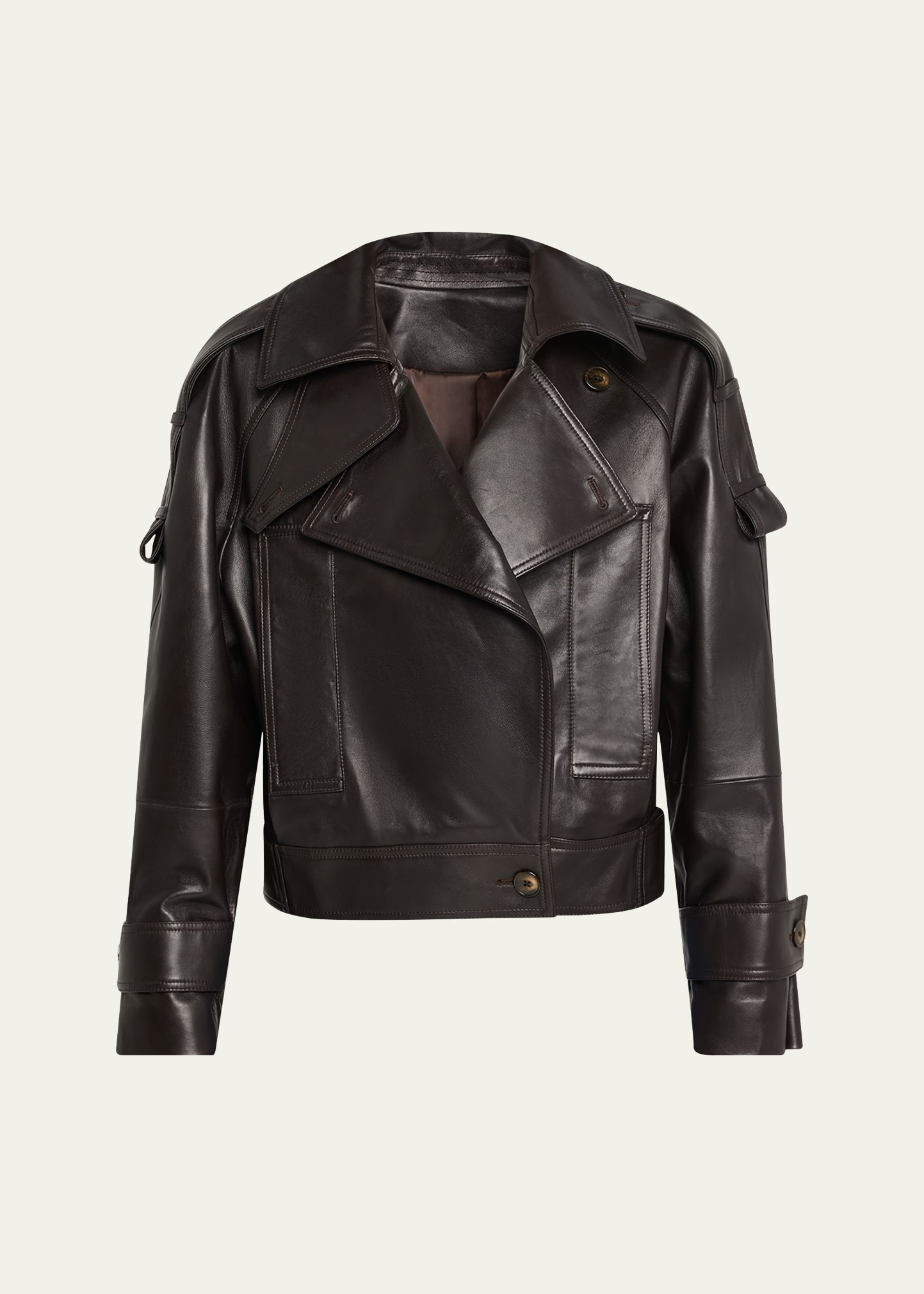 A.L.C. Miles Leather Utility Jacket - Bergdorf Goodman