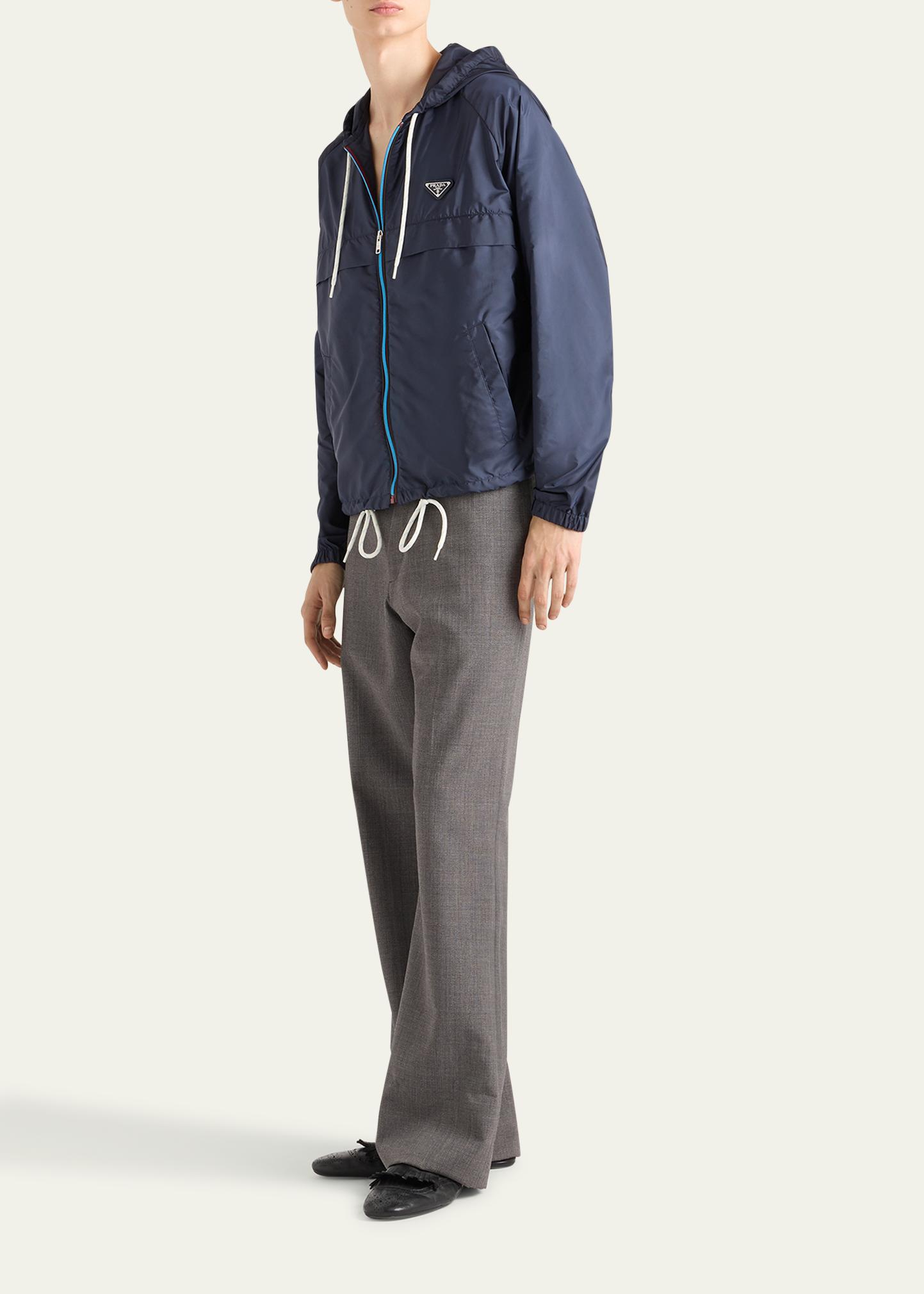 Prada Men's Re-Nylon Hooded Jacket - Bergdorf Goodman