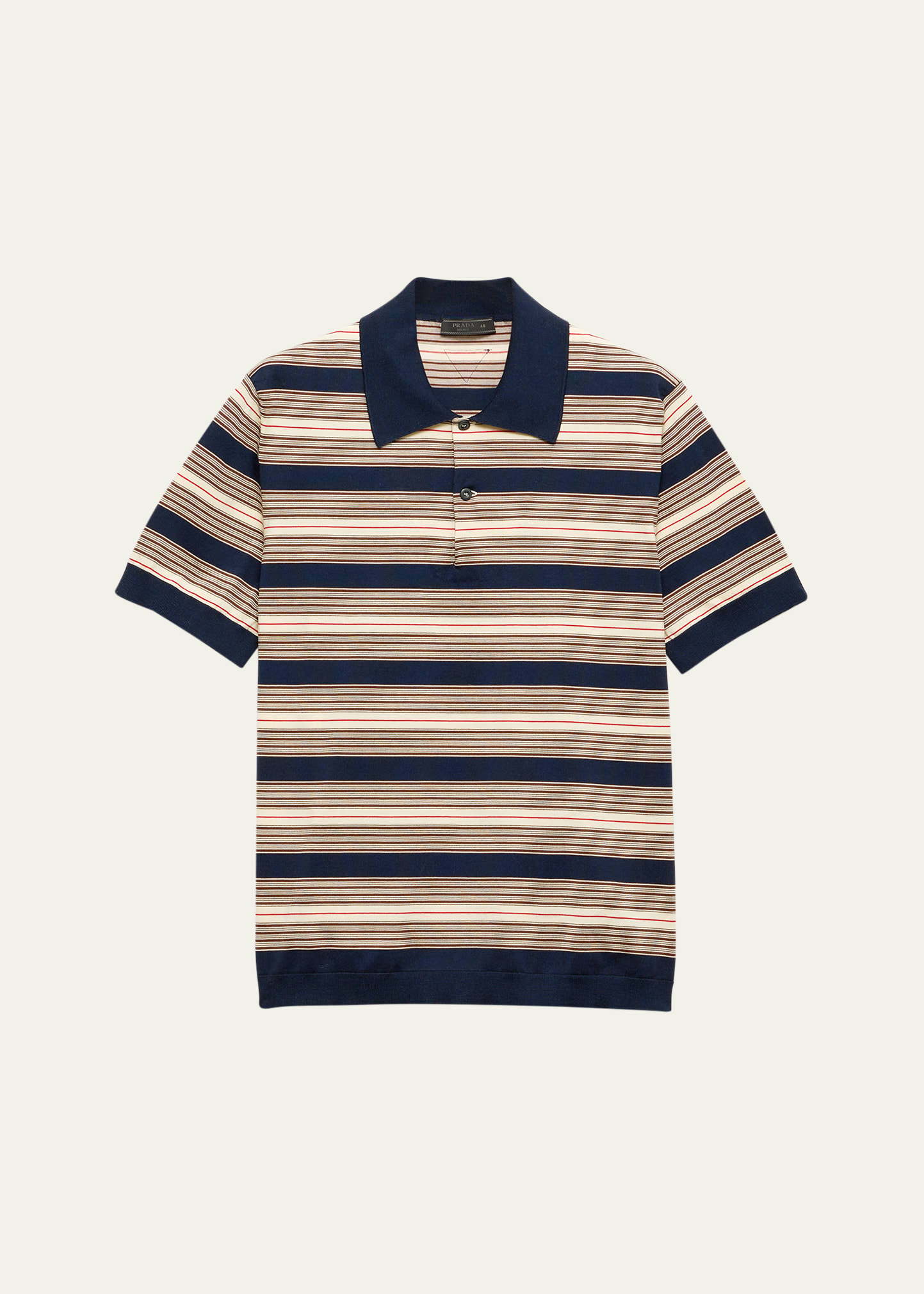 日本最大のブランド Men's Prada Multi-Stripe Goodman Bergdorf - Shirt Polo トップス