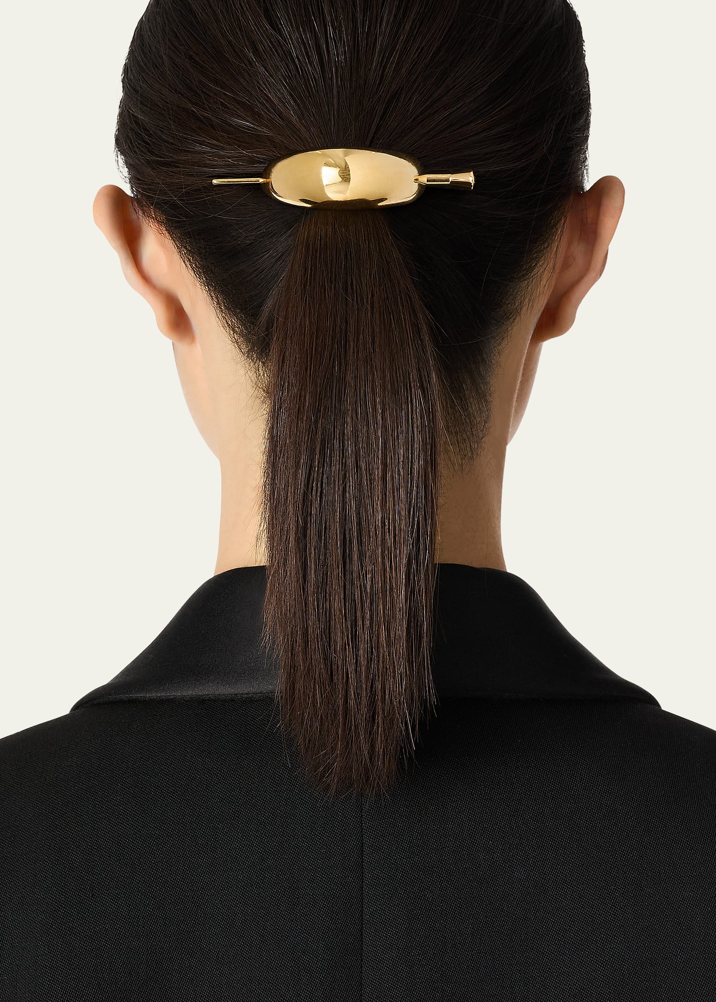 Bottega Veneta Gold-Tone Hair Clip - Bergdorf Goodman