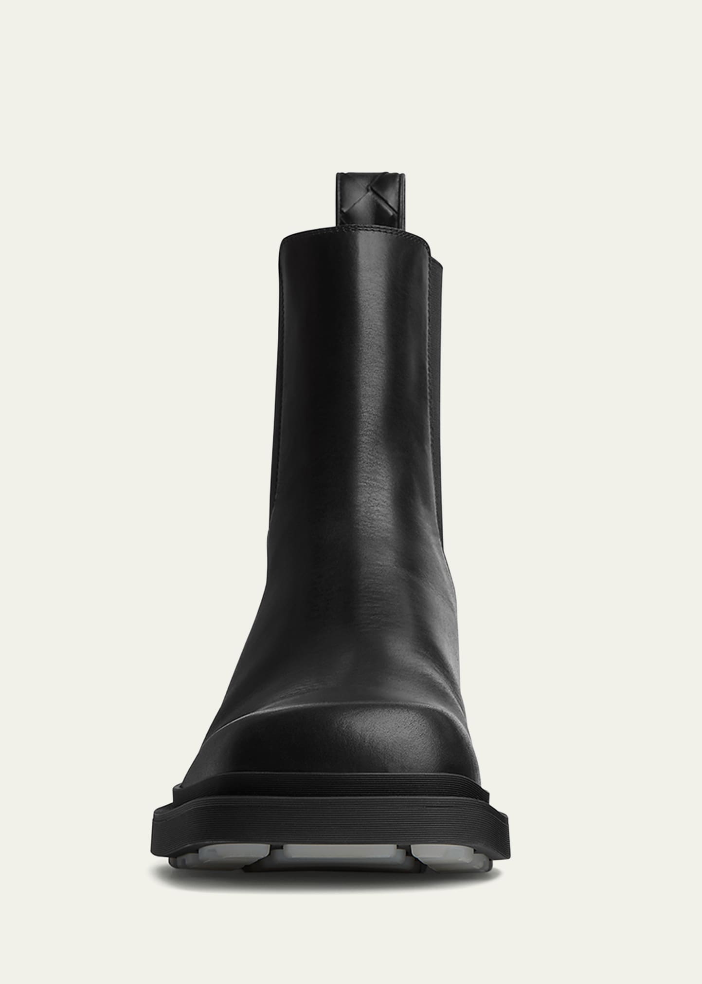 Bottega Veneta Men's Ben Smooth & Intrecciato Leather Chelsea
