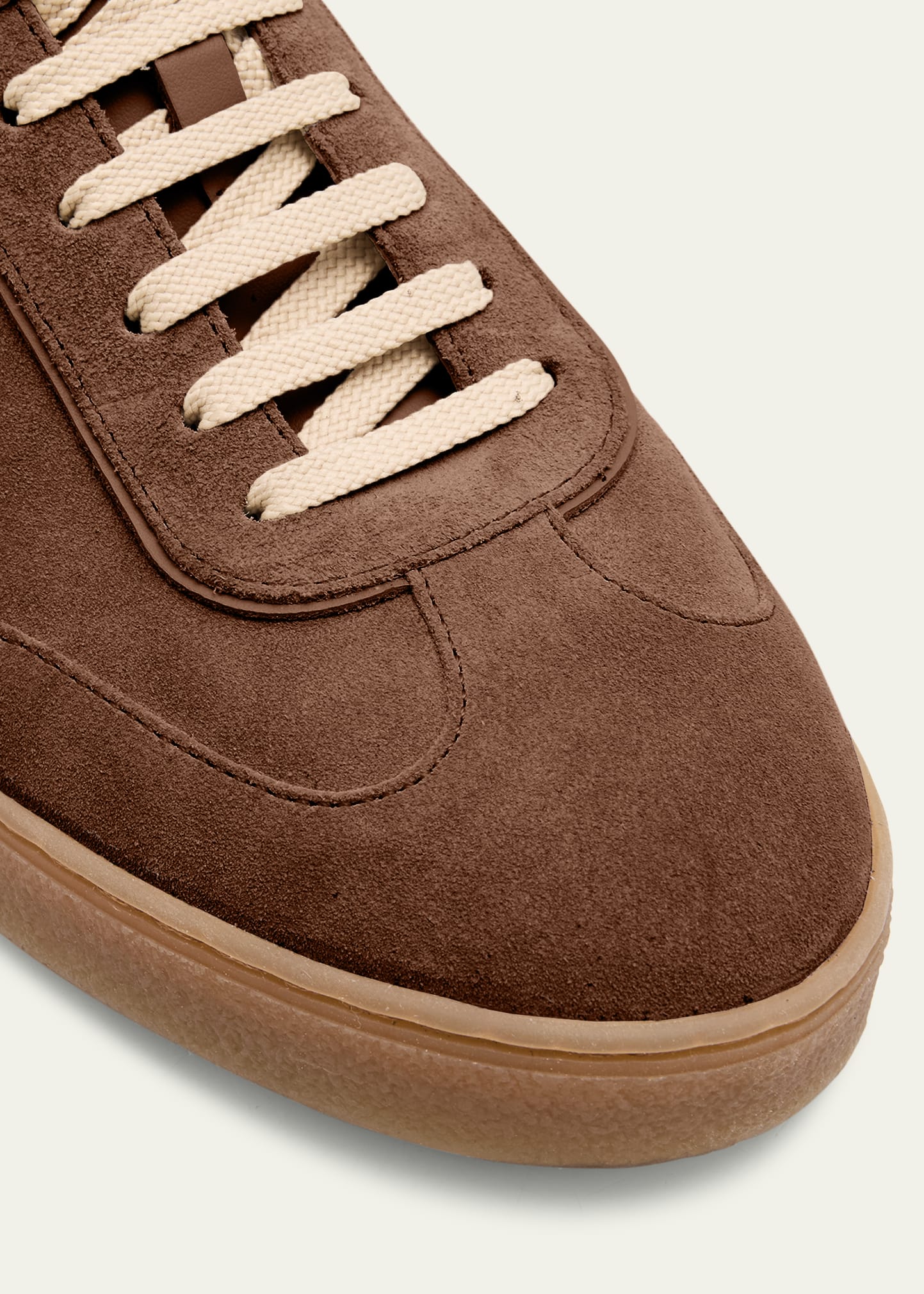 Brunello Cucinelli Men's Suede T-Toe Low-Top Sneakers - Bergdorf