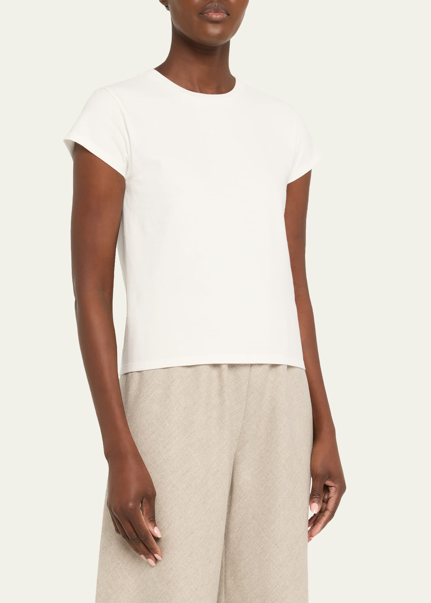 THE ROW Tori Shrunken T-Shirt - Bergdorf Goodman