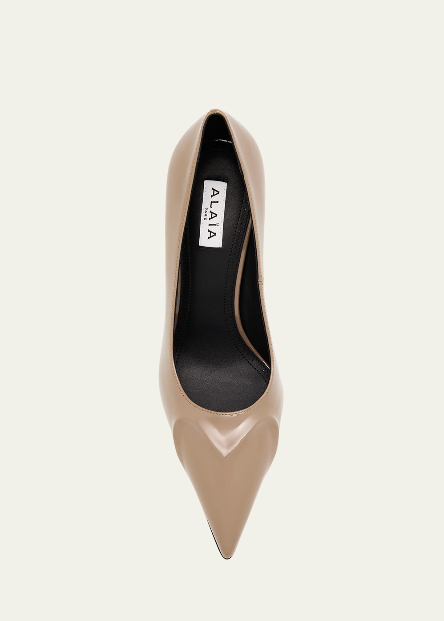 ALAIA Patent Leather 3D Coeur Pumps - Bergdorf Goodman