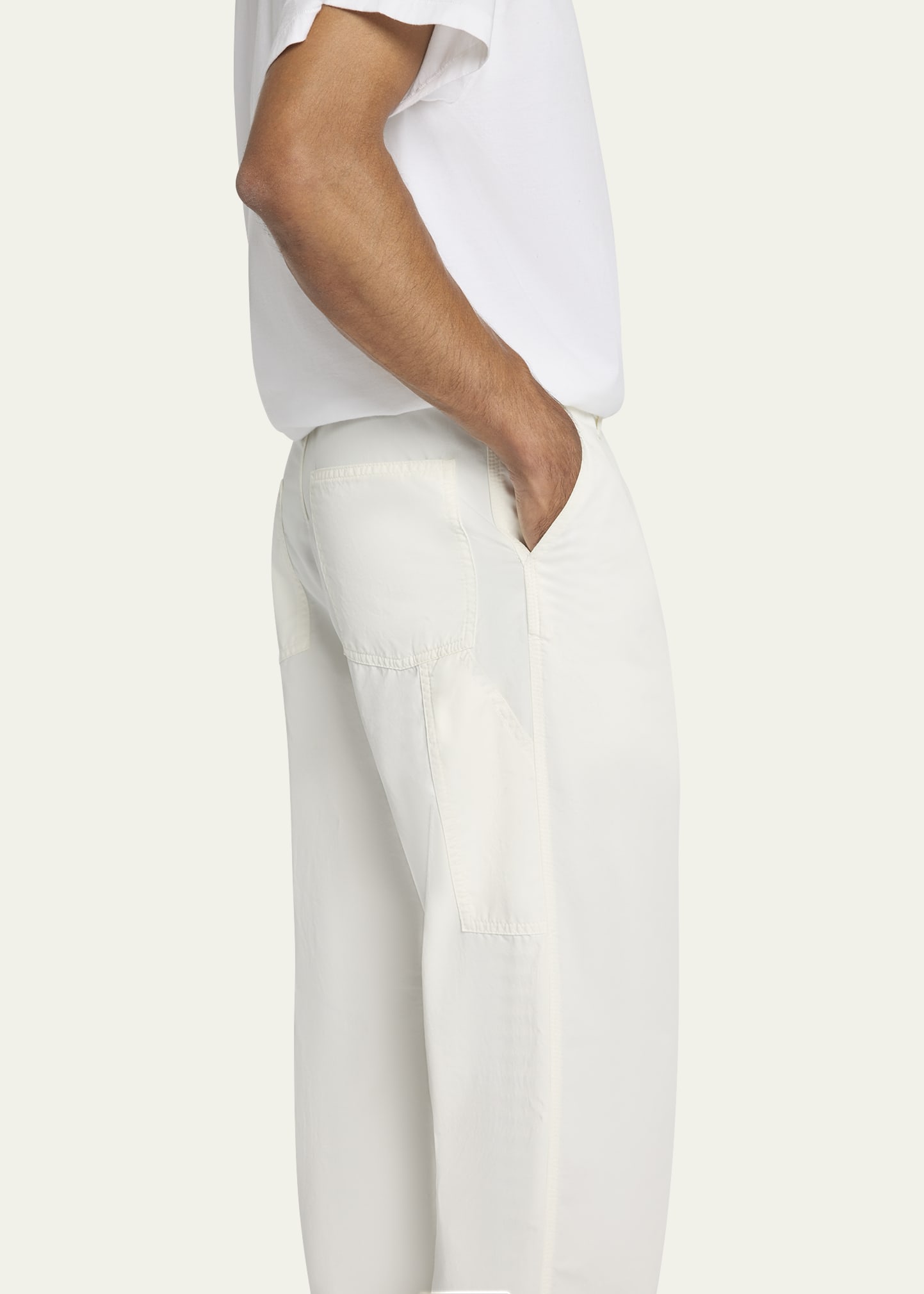 パンツ THE ROW Cotton and cashmere sankuro pants Sankuro Pant Black in Cotton and Cashmere – The Row
