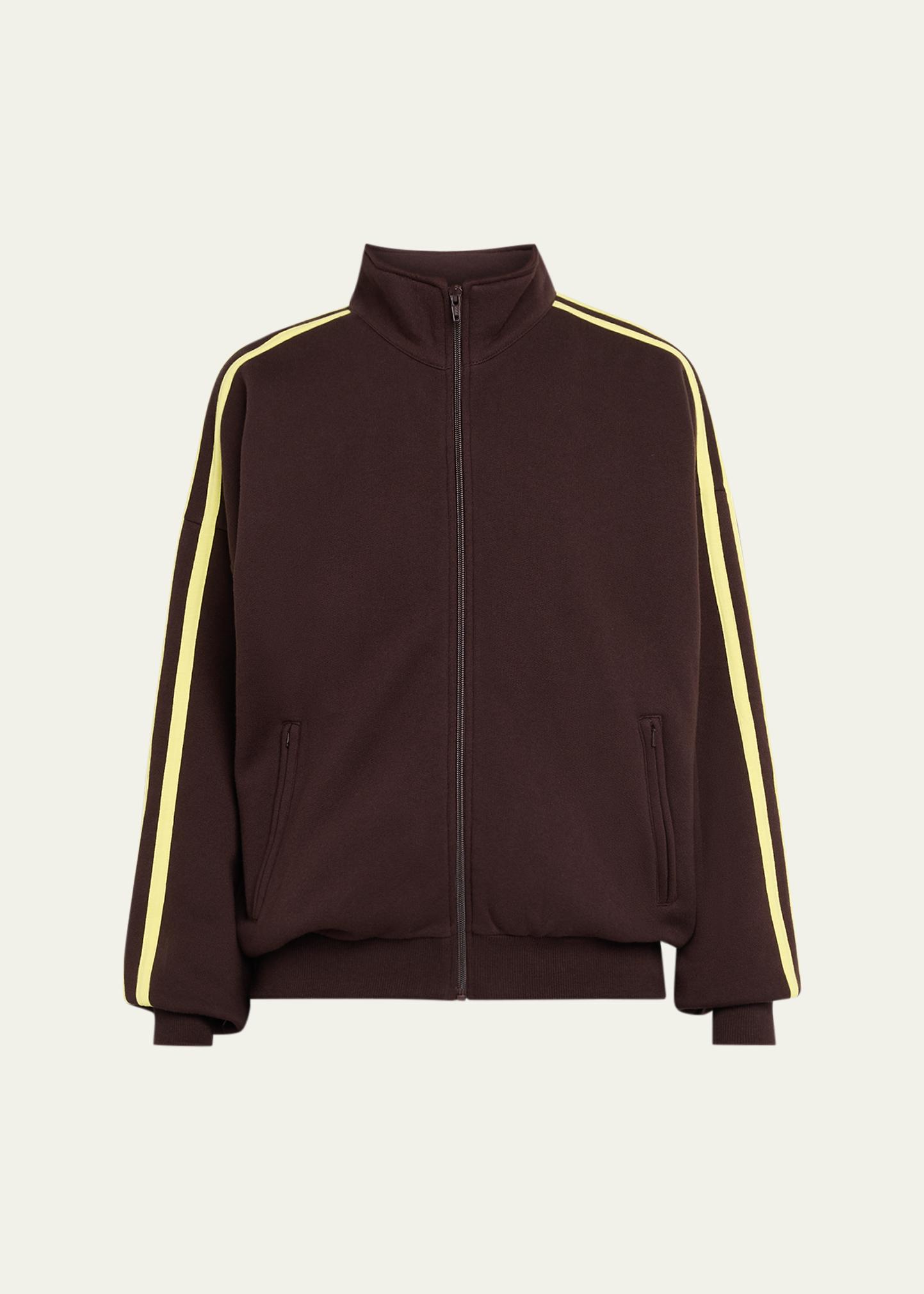 6397 Fleece Zip-Up Track Jacket - Bergdorf Goodman