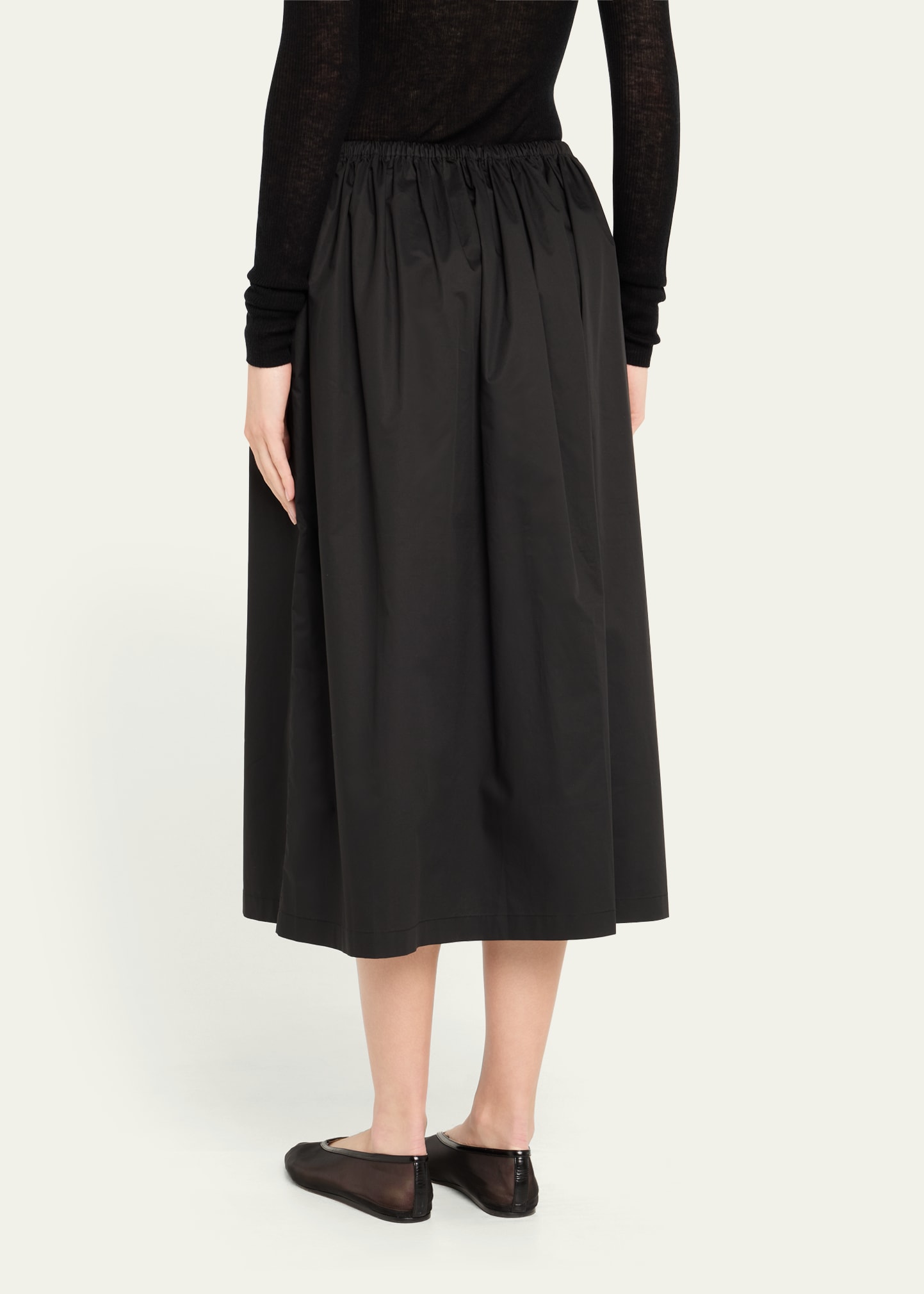 新品タグ付き andmary Mel gather skirt black M ANDMARY】Mel gather skirt