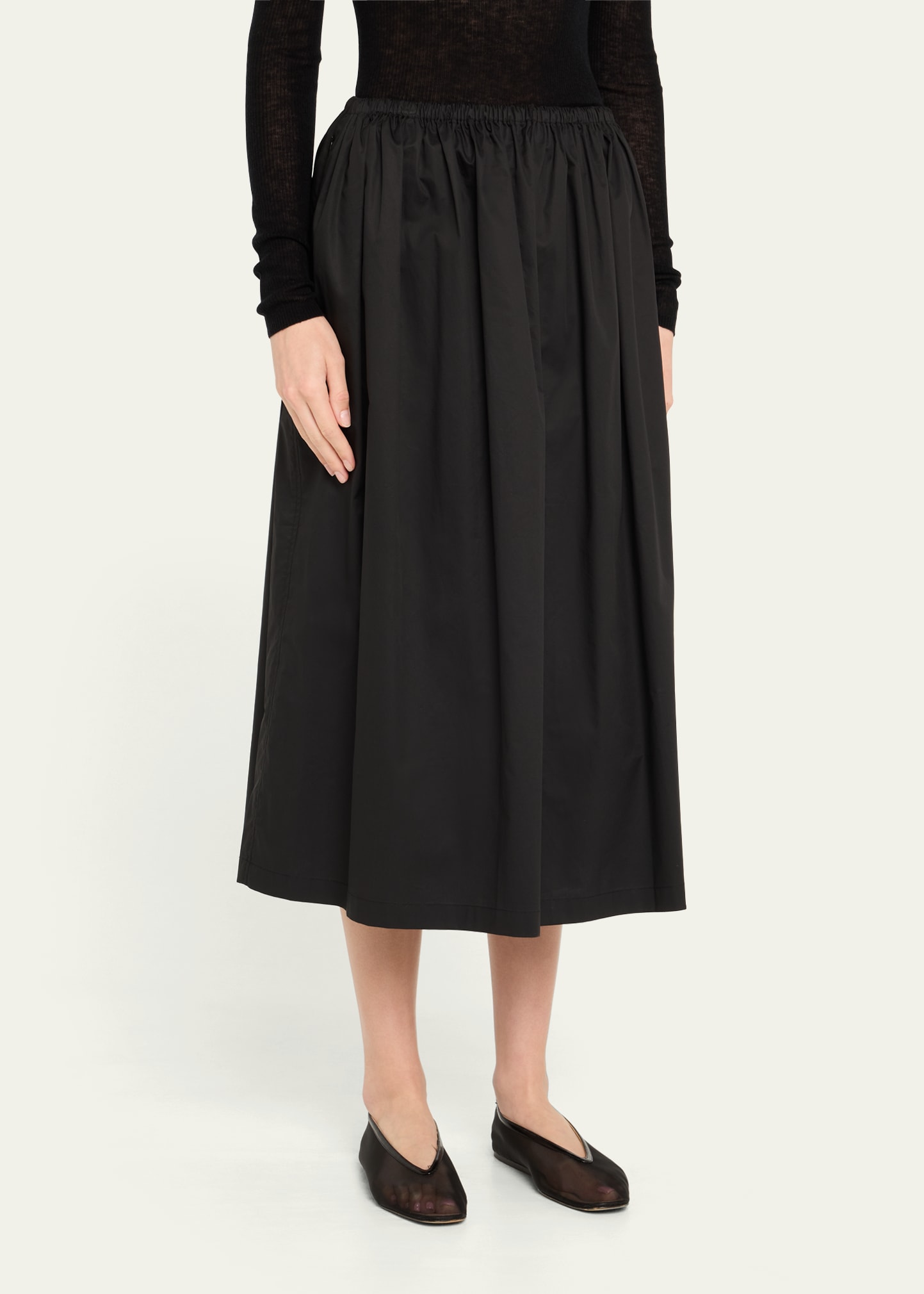 Mel gather skirt 黒 Mel gather skirt black andmary sサイズ - メルカリ