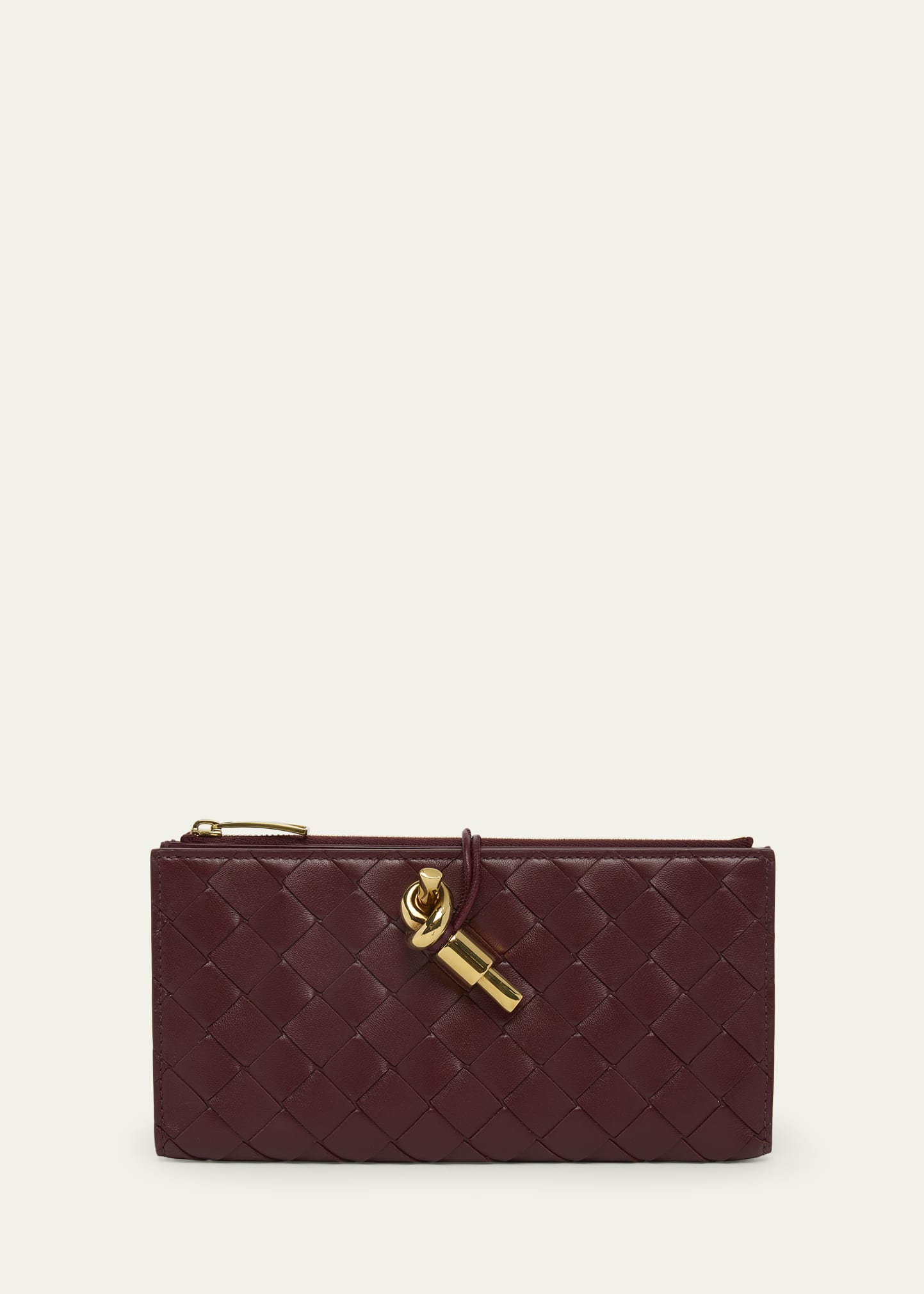Bottega Veneta Andiamo Leather Long Wallet - Bergdorf Goodman