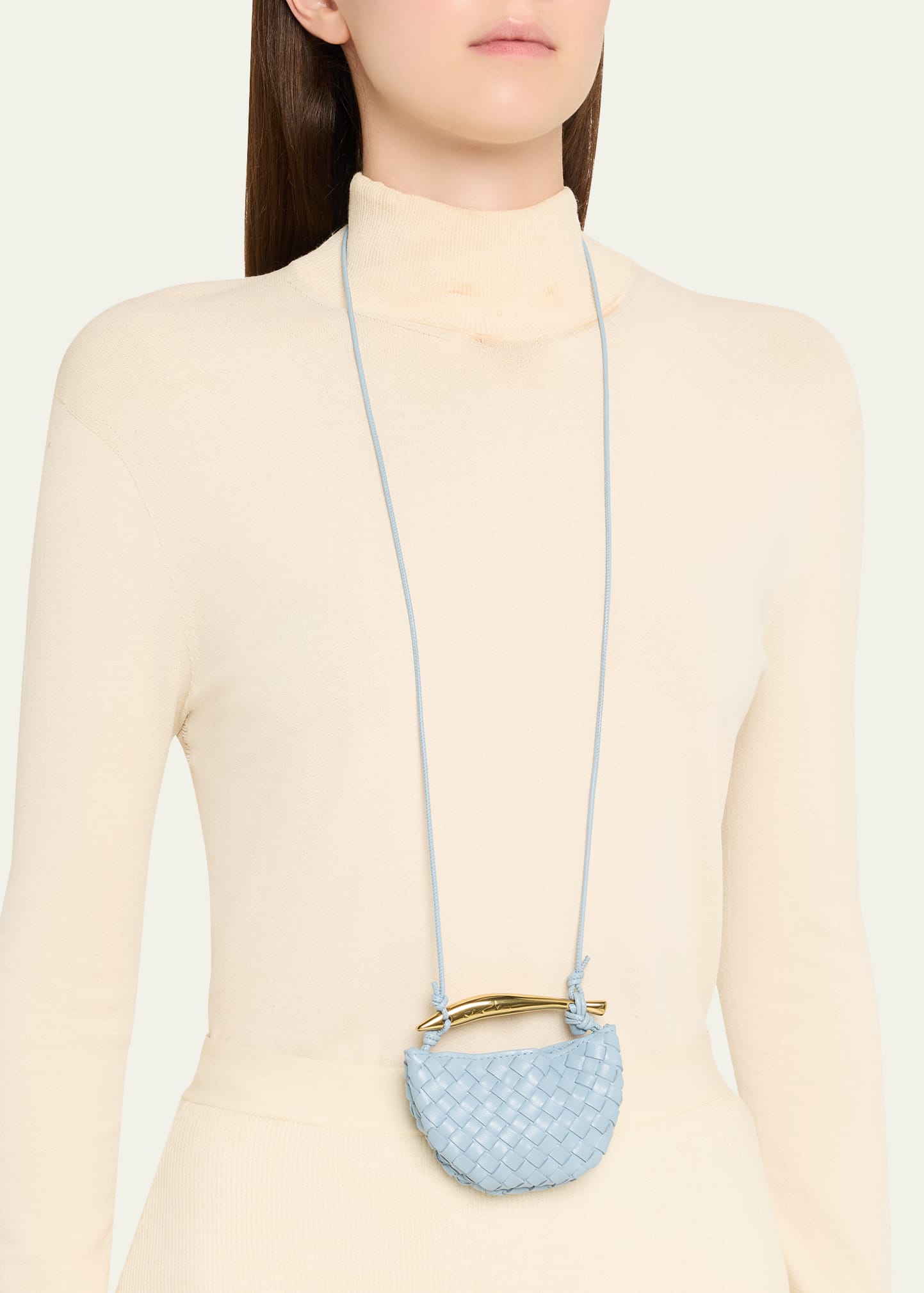 Bottega Veneta Sardine Leather Necklace Bag - Bergdorf Goodman