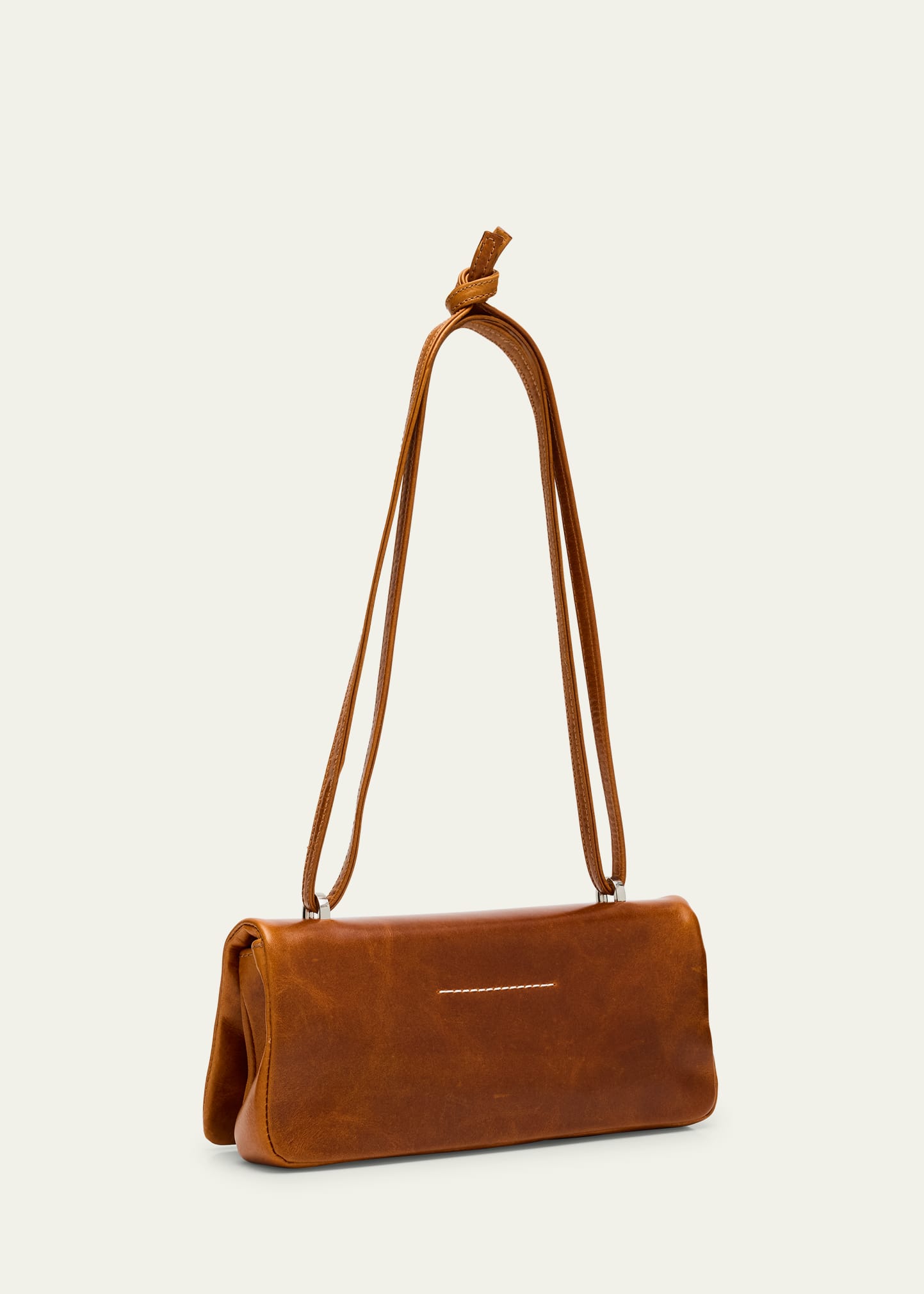 MM6 Maison Margiela Numeric Flap Leather Shoulder Bag