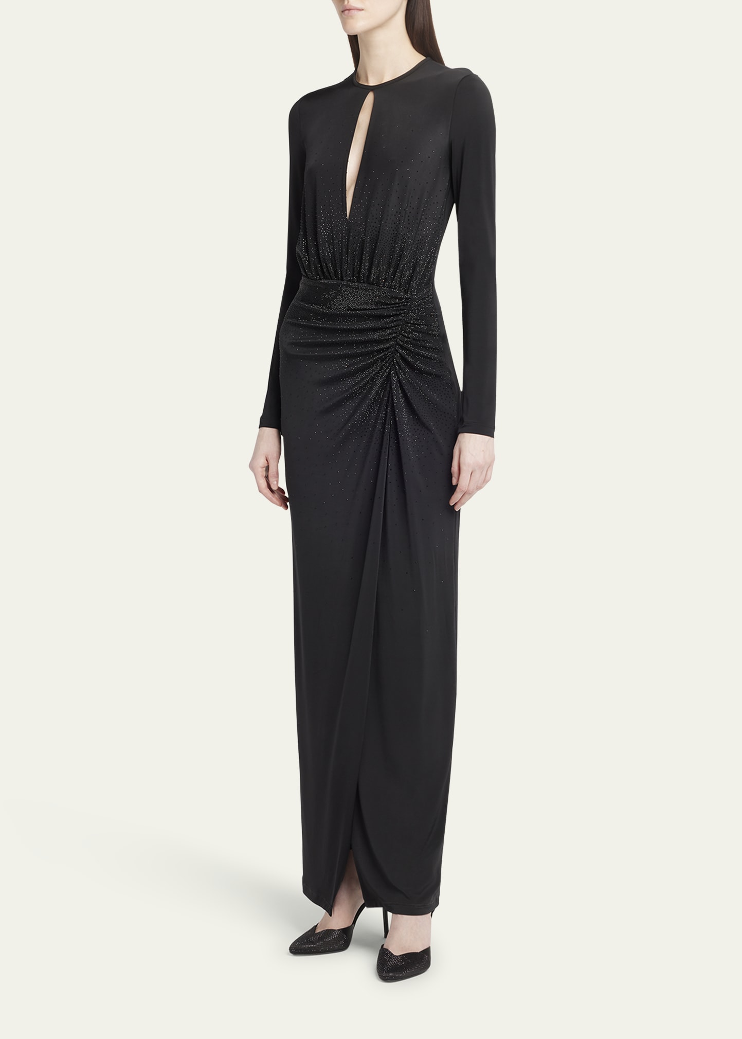 wolford &amp; GIRGIO ARMANI ストッキング Wolford x Sergio Rossi スタッズ タイツ | ブラック | FARFETCH JP