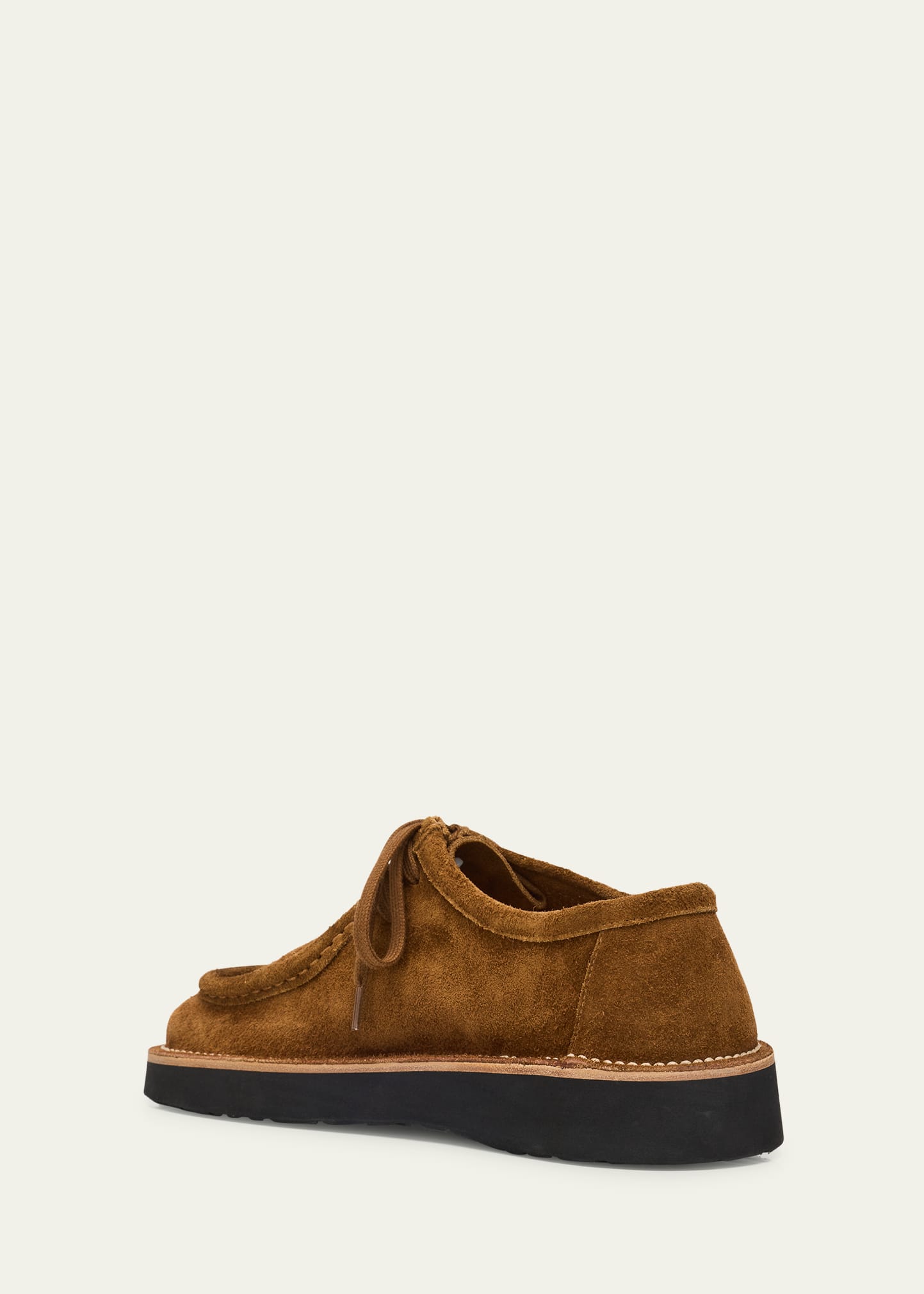 Loewe Faro Suede Lace-Up Derby Shoes - Bergdorf Goodman