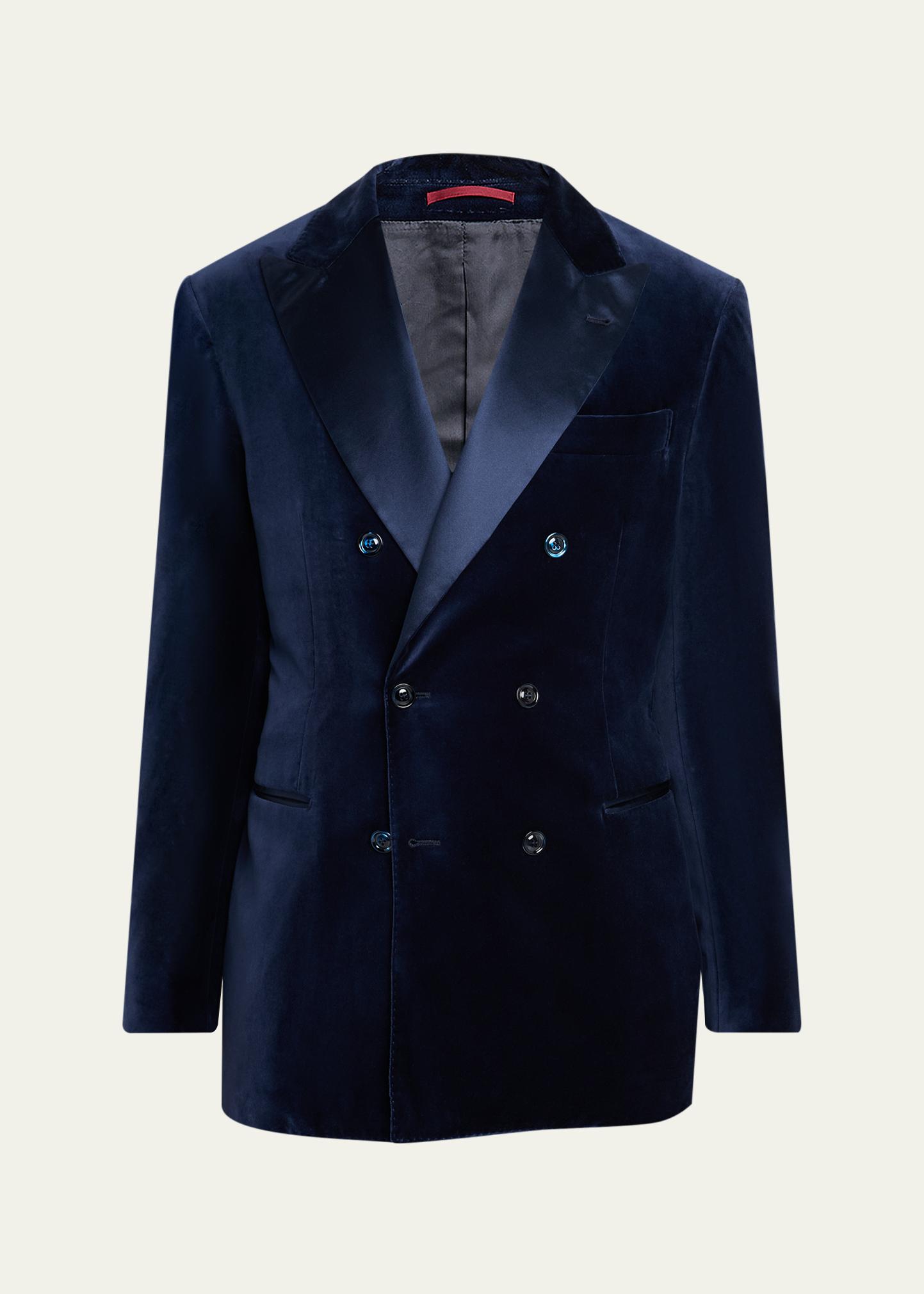 Brunello Cucinelli Men's Velvet Tuxedo Jacket - Bergdorf Goodman