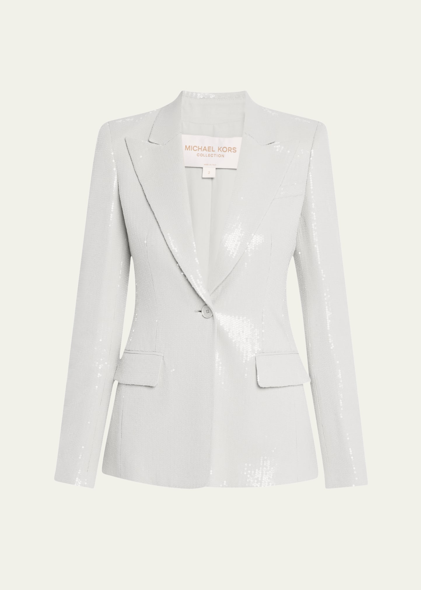 アウターその他 Michael Kors Woman Blazer White MICHAEL MICHAEL KORS - Single-breasted two-button blazer