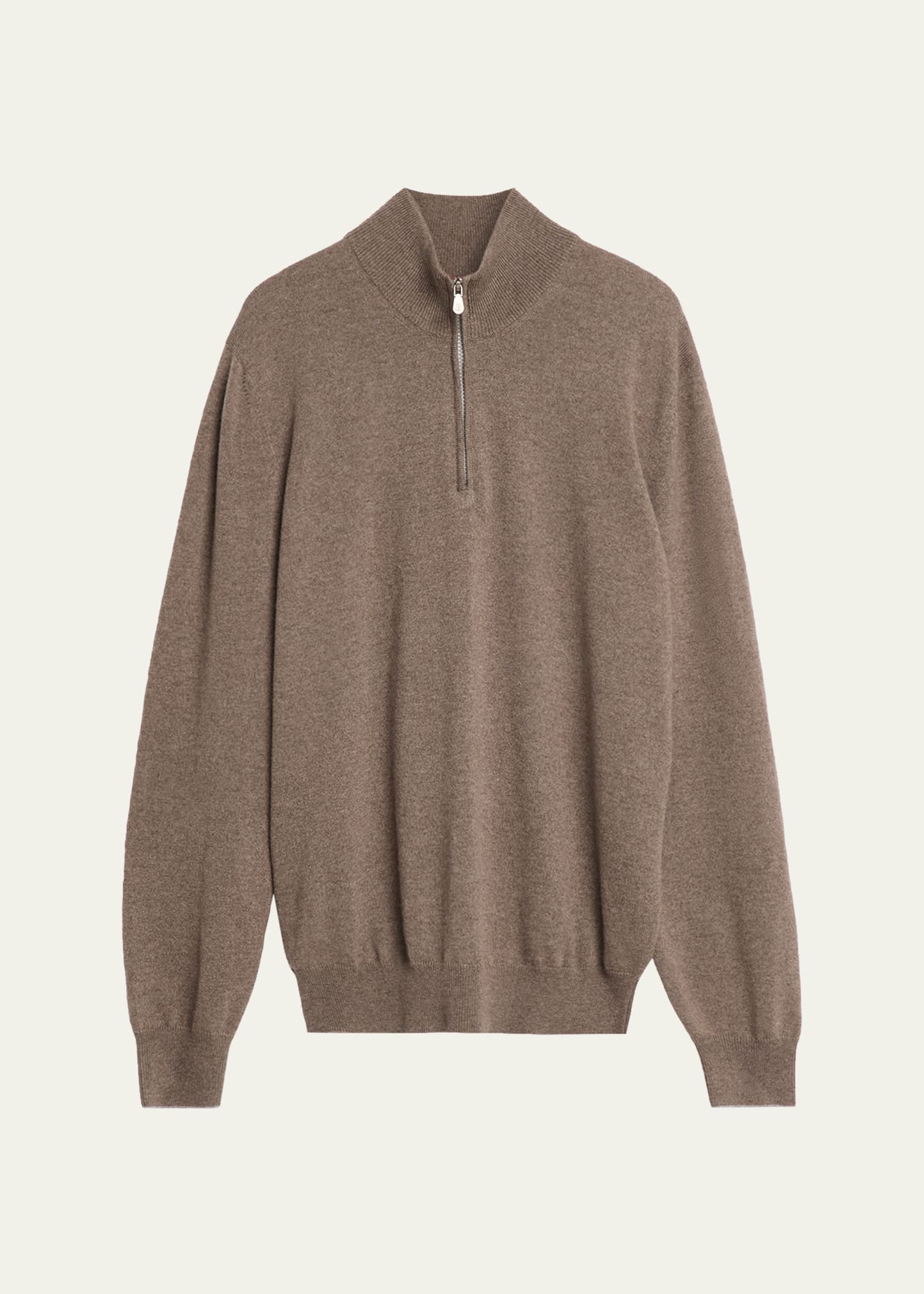 BRUNELLO CUCINELLIセーター Cashmere sweater for Man in Sand | Brunello Cucinelli
