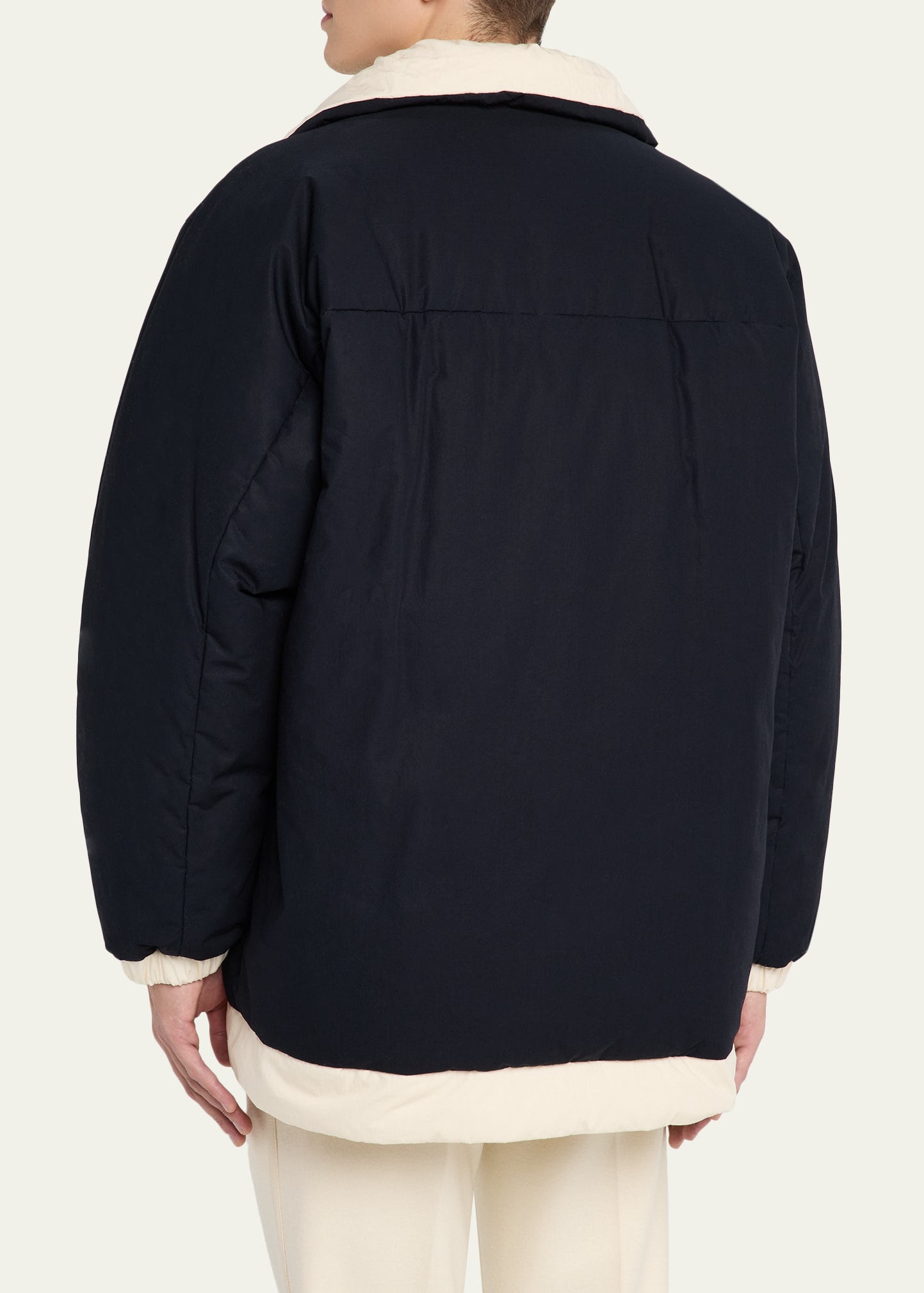 Moncler Genius x JIL SANDER Men's Penguinone Reversible Short Down