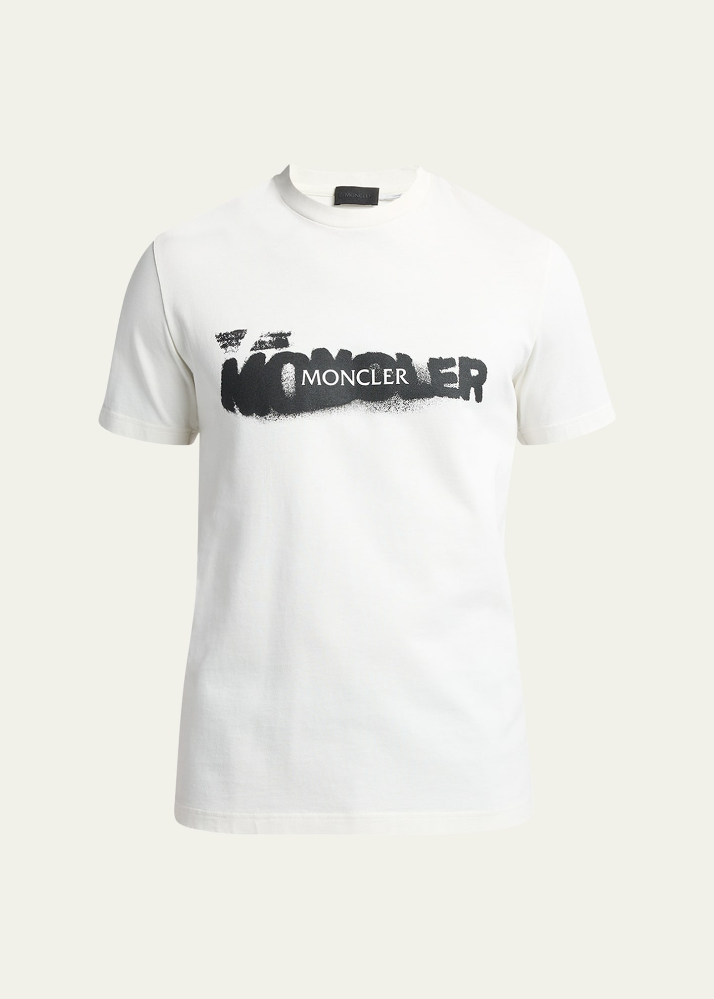 MONCLER クマプリント Tシャツ Moncler Men's Bear T-Shirt in White Moncler