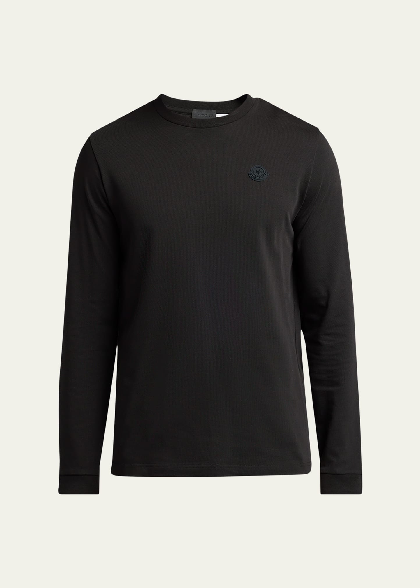 Moncler Men's Cotton Graffiti Logo Long-Sleeve T-Shirt - Bergdorf