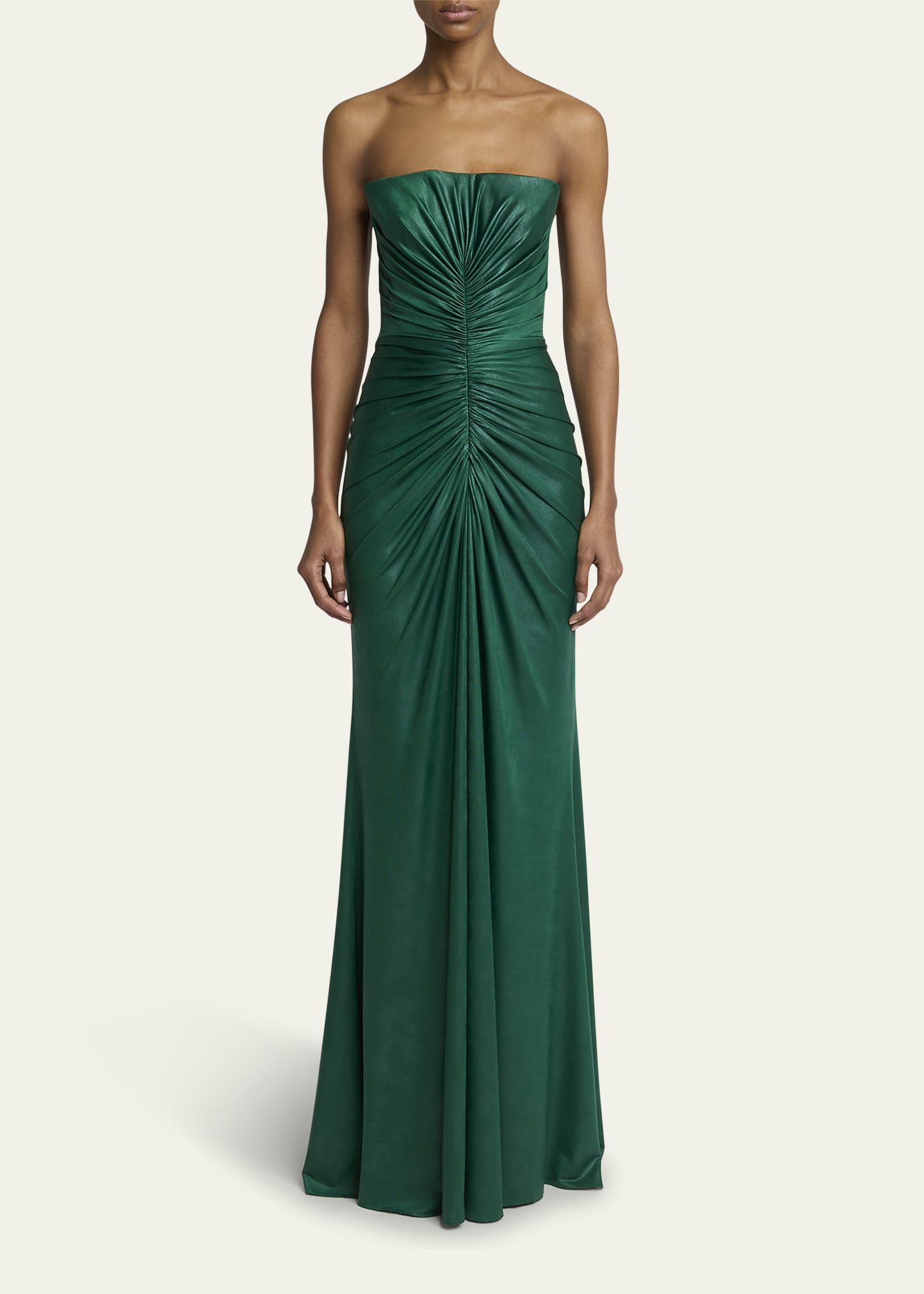 ellie saab green dress Elie Saab Sequinned Velvet One Shoulder Dress – Runway Catalog