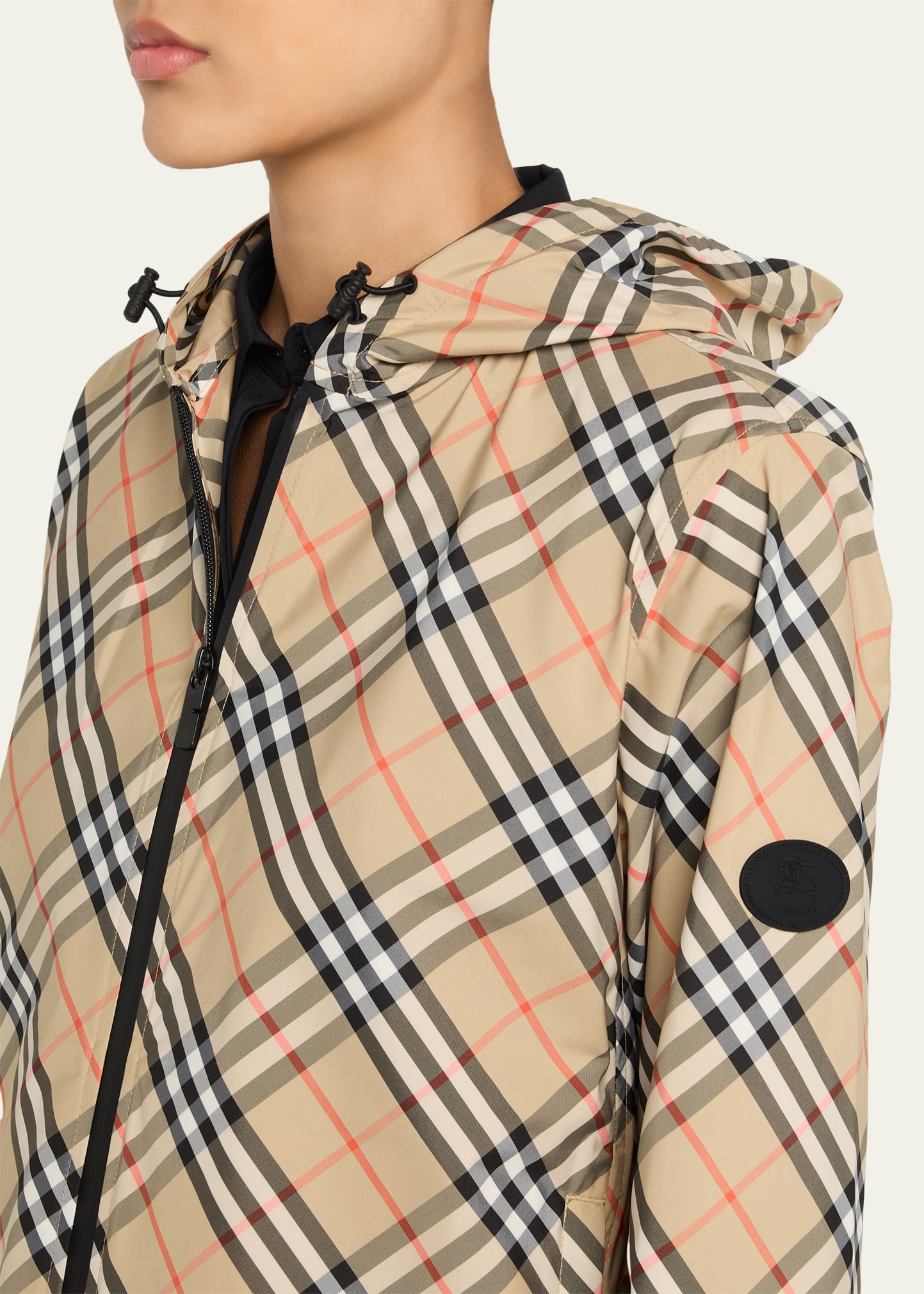 Burberry Salcombe Check Zip Track Jacket - Bergdorf Goodman