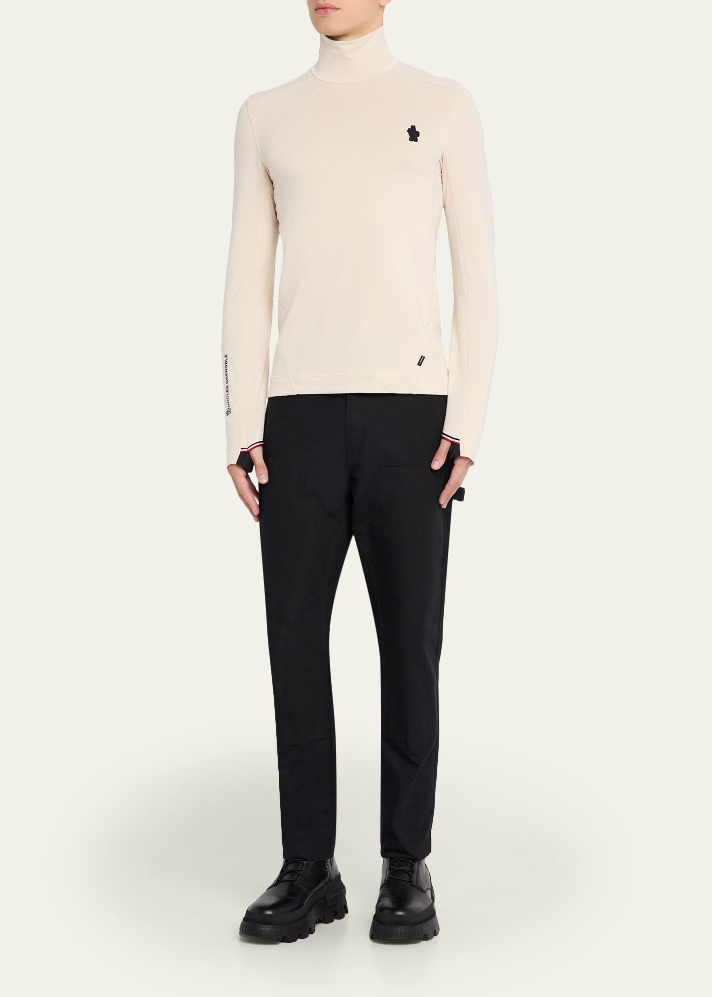 Moncler Grenoble Men's Polartec® Slim Fit Turtleneck Sweater