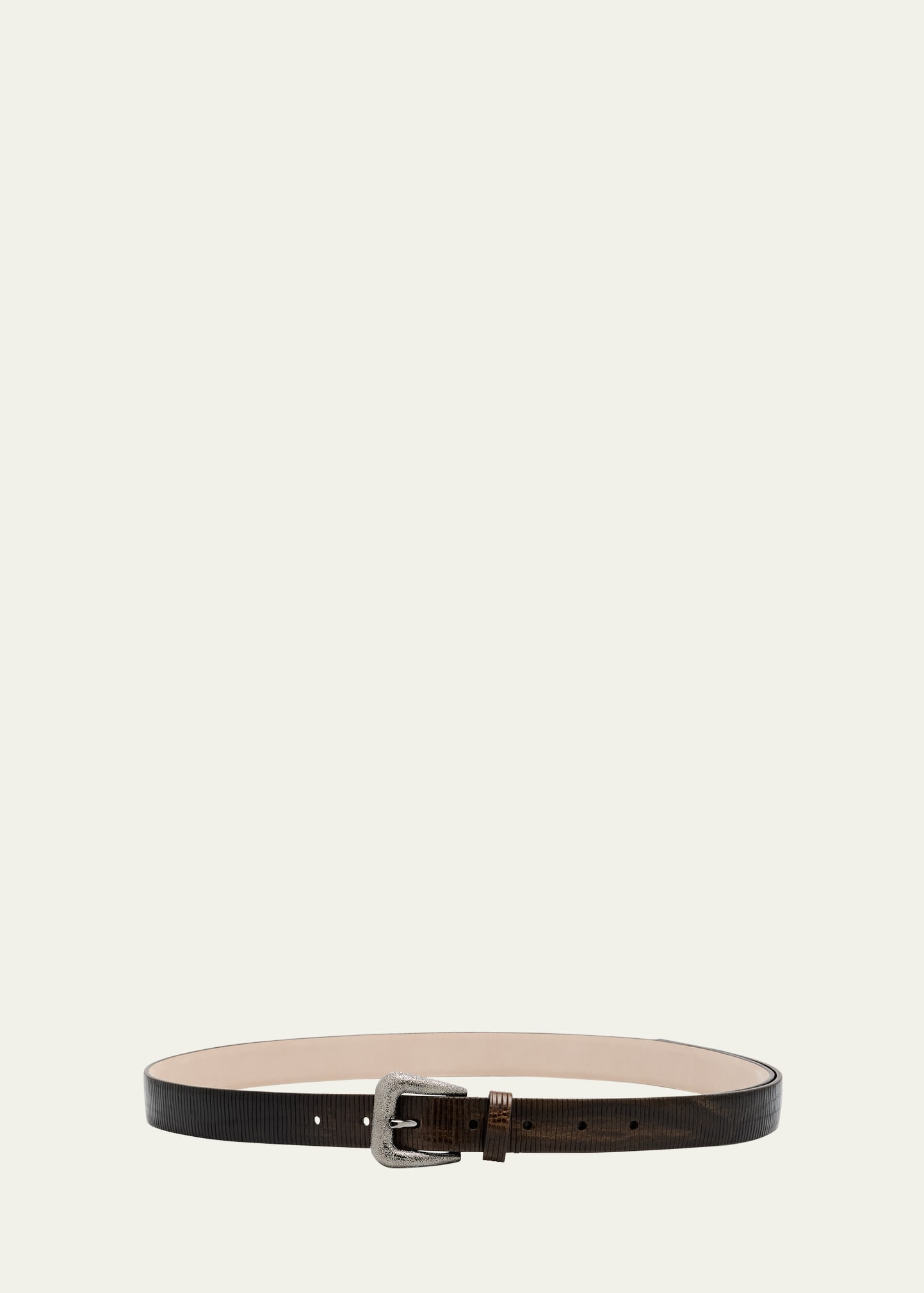 Loewe Anagram Reversible Leather Belt - Bergdorf Goodman