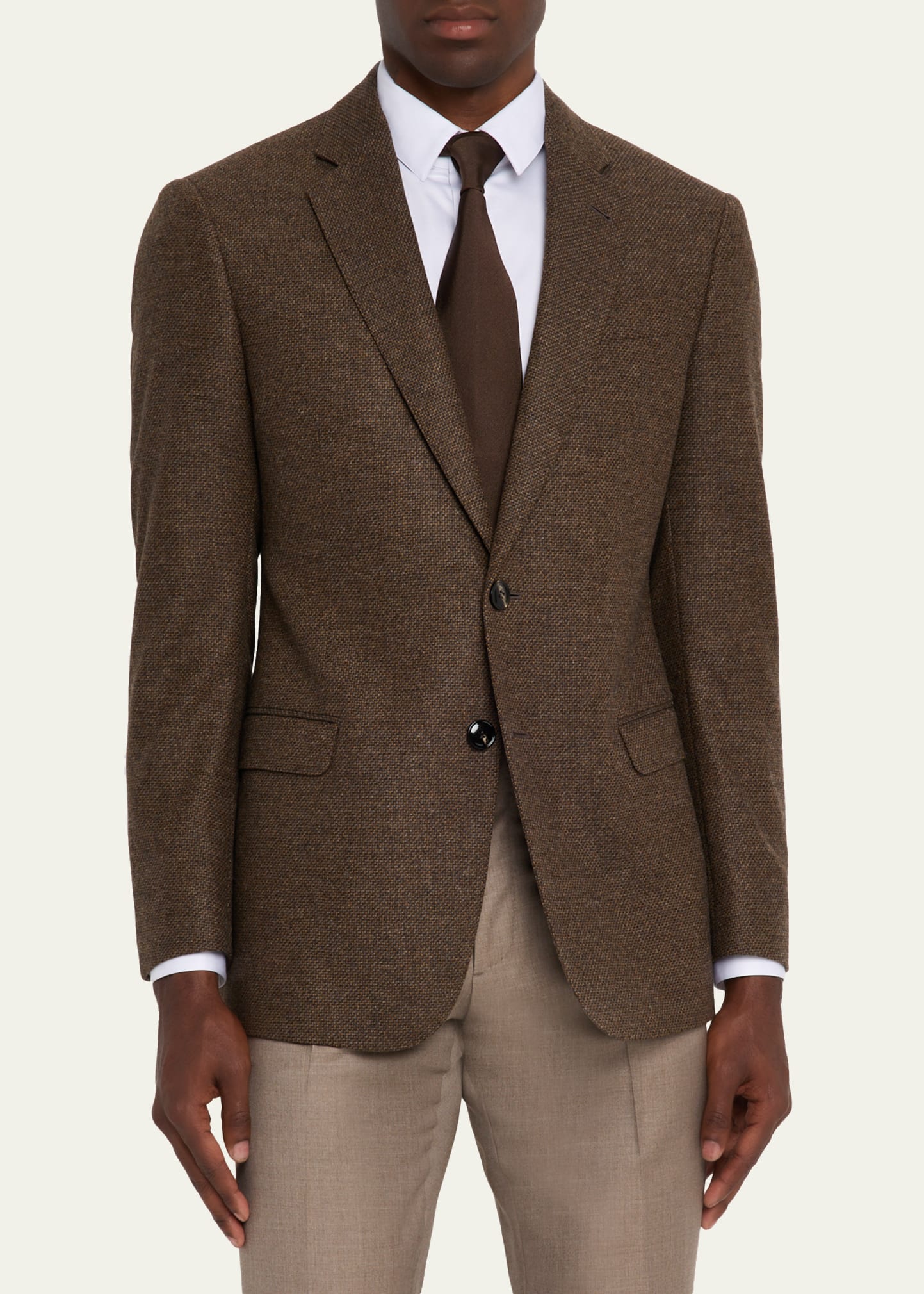 Giorgio Armani Men's Textured Wool and Cashmere G Line Sport Coat