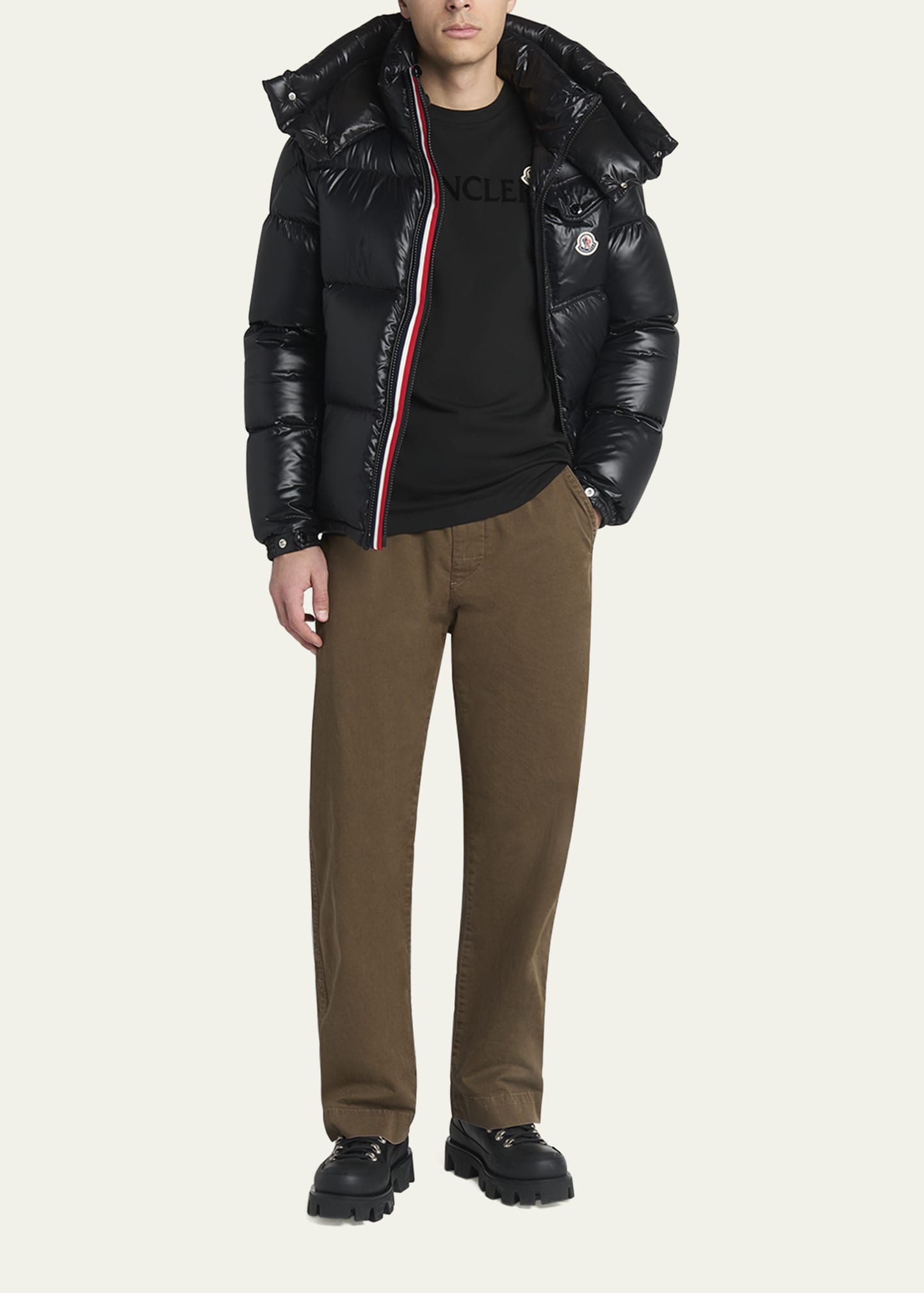 Moncler Men's Montbeliard Short Down Jacket - Bergdorf Goodman