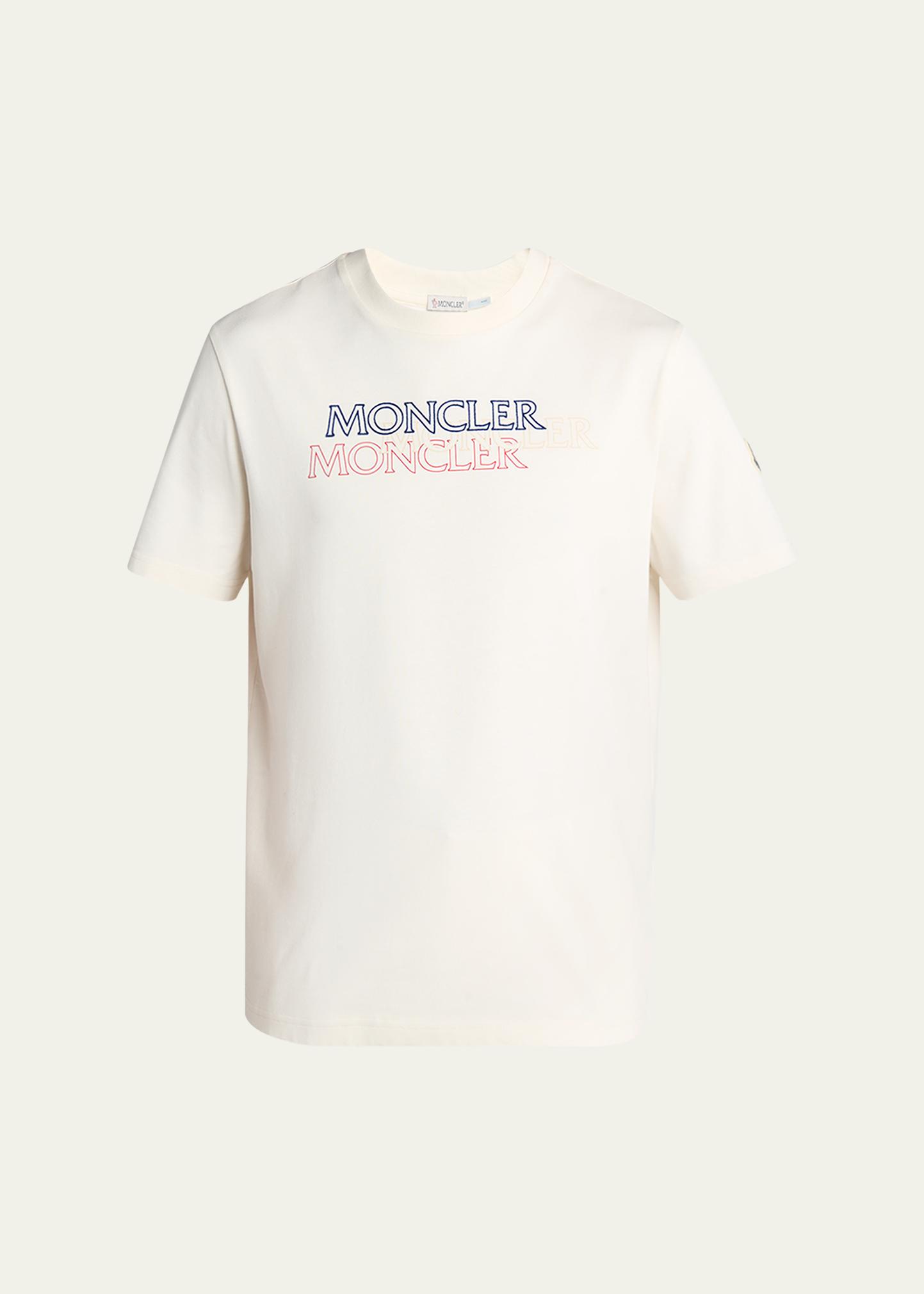 Moncler Men's Logo Script Graphic T-Shirt - Bergdorf Goodman
