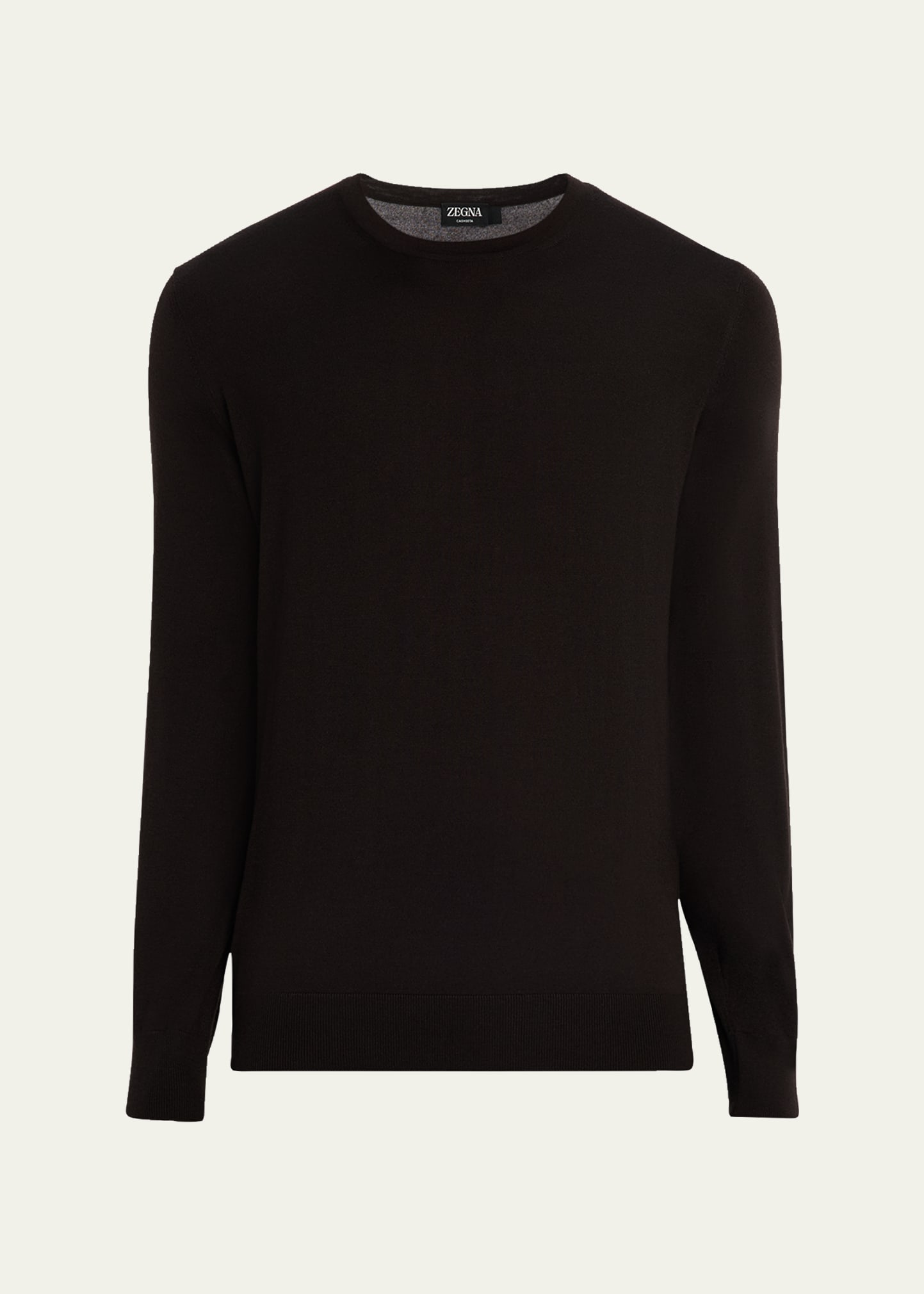 ZEGNA Men's Cashseta Cashmere and Silk Crewneck Sweater - Bergdorf