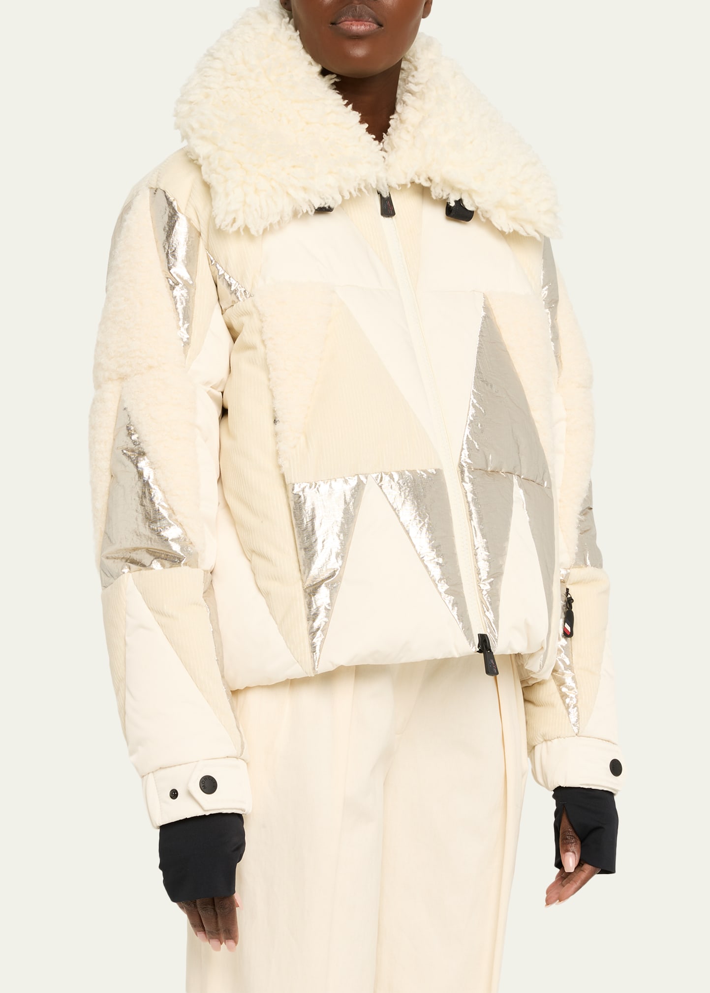 【ほうきぼし様】MONCLER PREMIERE ダウンライナー付 Moncler Grenoble Pamiers Patchwork Down Ski Jacket - Bergdorf Goodman