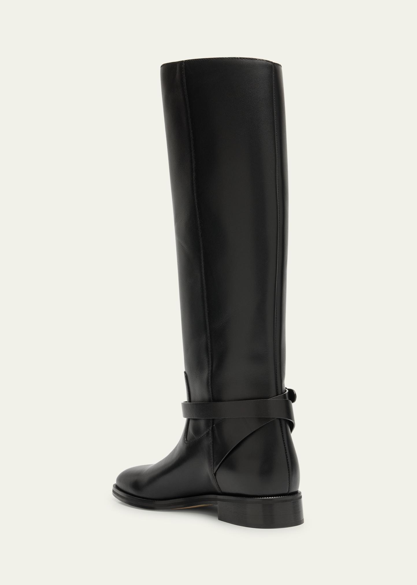 Jimmy Choo Lawton Leather Knee Boots - Bergdorf Goodman