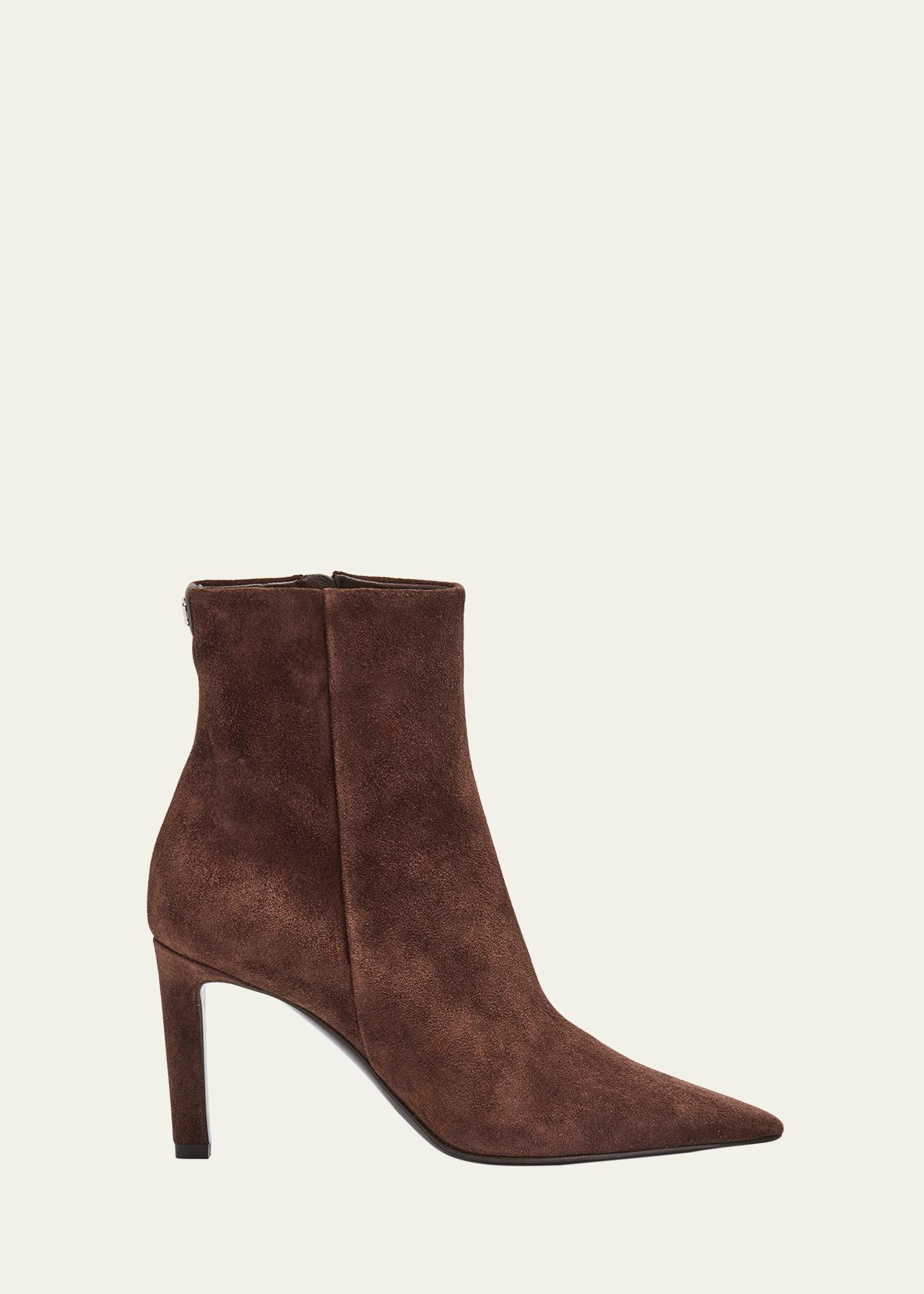 Jimmy Choo Frankie Velvet Suede Ankle Boots - Bergdorf Goodman