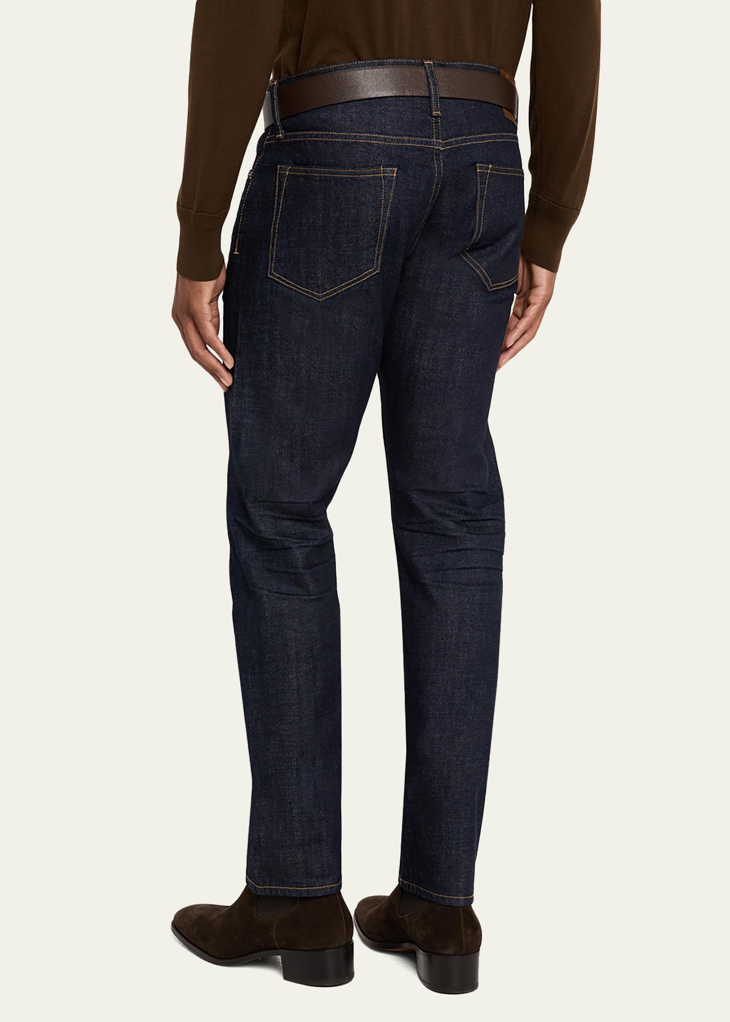 トムフォード ジーンズ 28 TOM FORD Men's Dark Rinse Selvedge Straight-Fit Jeans - Bergdorf
