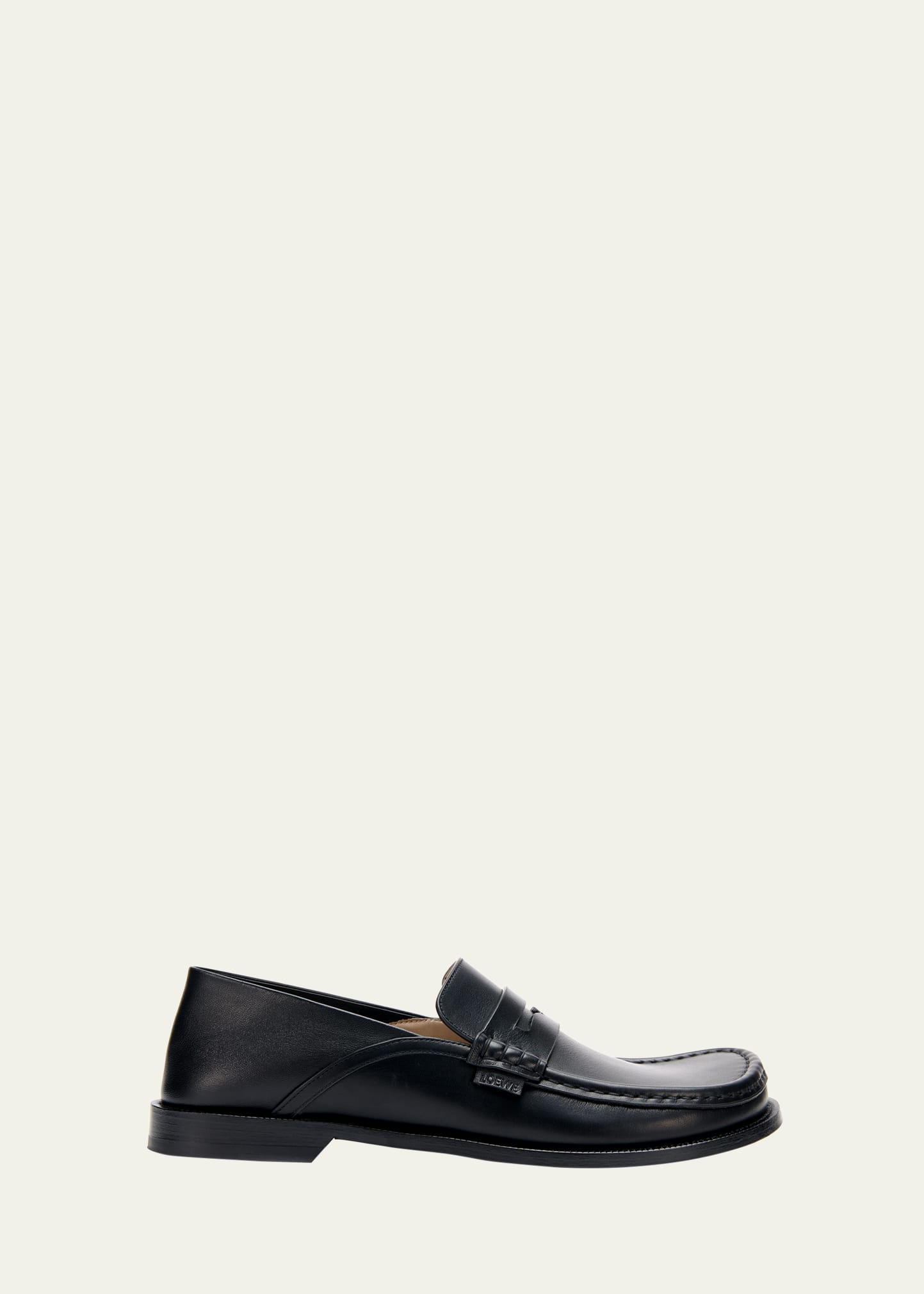 Loewe Men's Campo Folding Leather Penny Loafers - Bergdorf Goodman