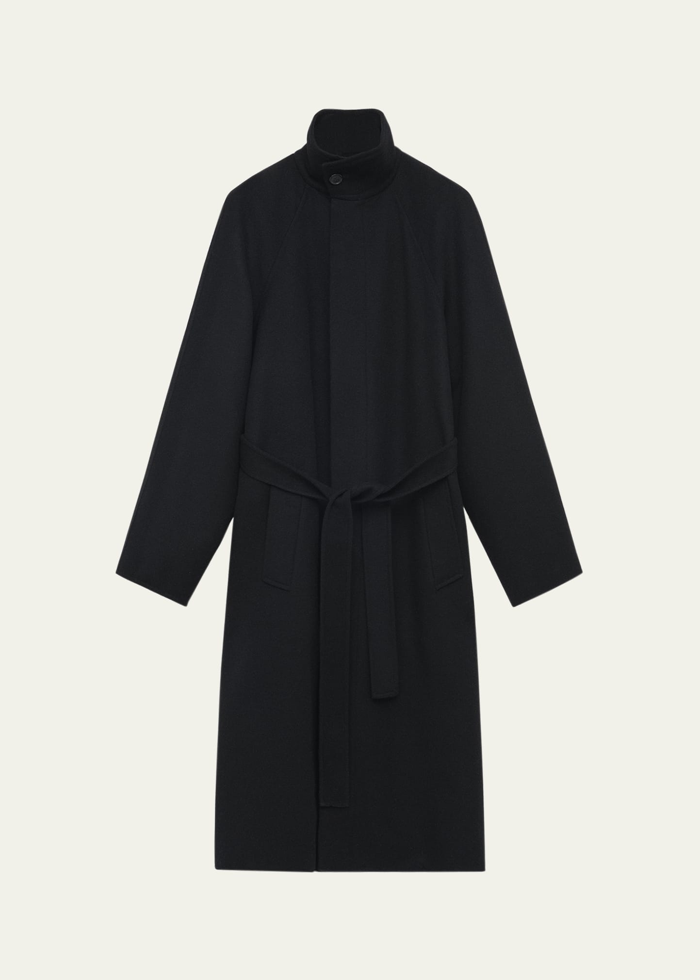 ジャケット・アウター LOEWE cashmere blend wool coat Loewe High-Neck Belted Wool-Cashmere Outer Coat - Bergdorf Goodman